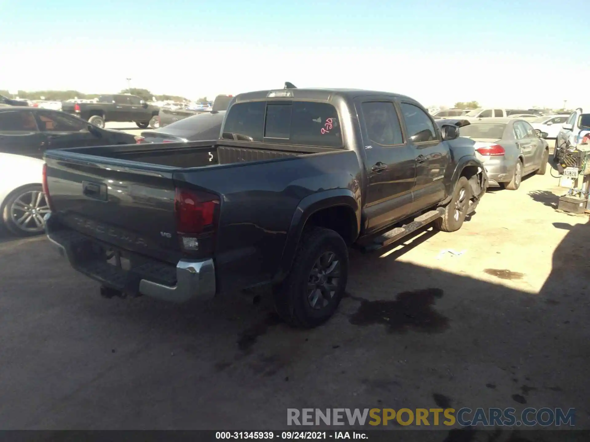 4 Photograph of a damaged car 5TFAZ5CN1KX073192 TOYOTA TACOMA 2WD 2019