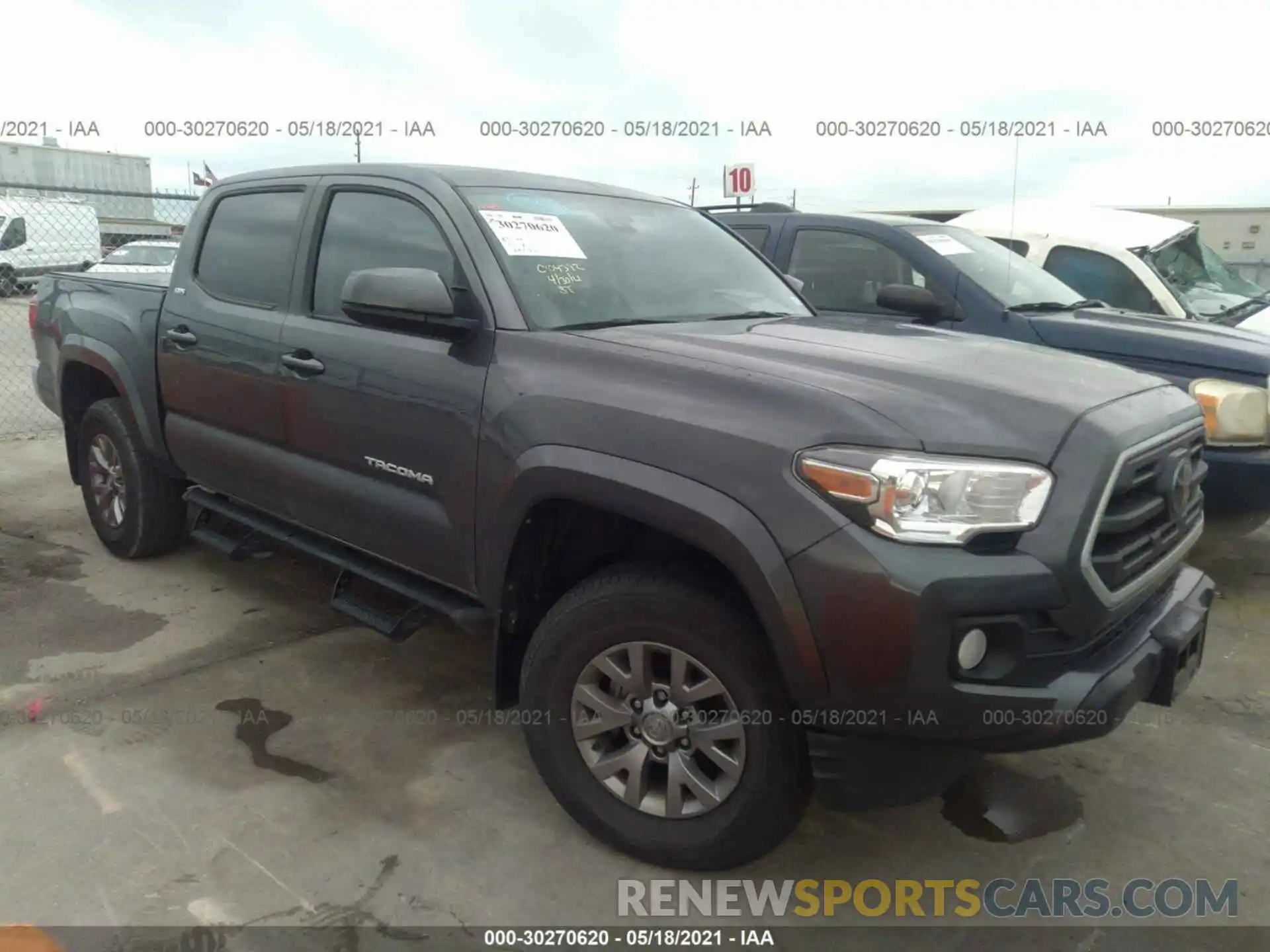 1 Photograph of a damaged car 5TFAZ5CN1KX079672 TOYOTA TACOMA 2WD 2019