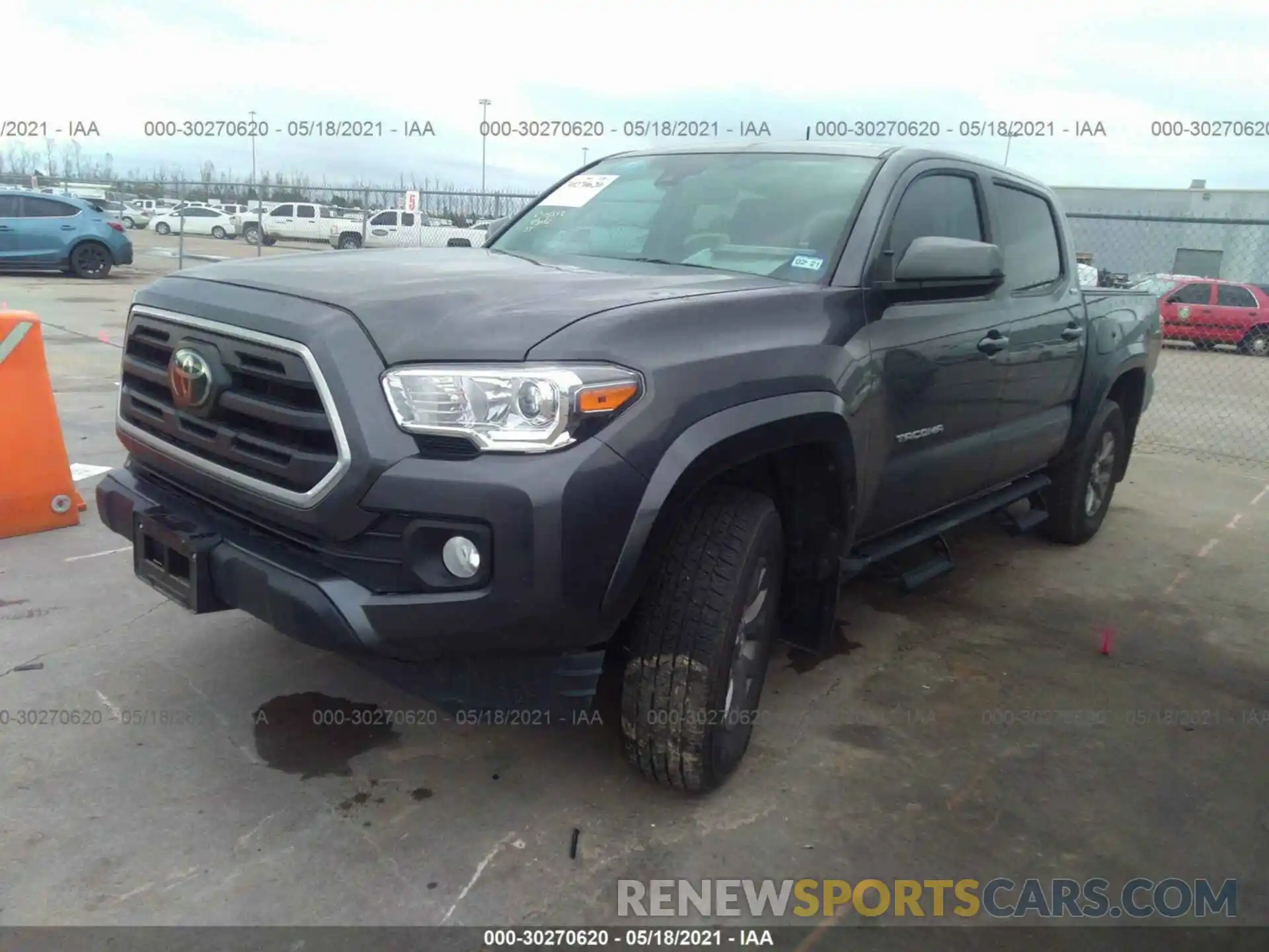 2 Photograph of a damaged car 5TFAZ5CN1KX079672 TOYOTA TACOMA 2WD 2019