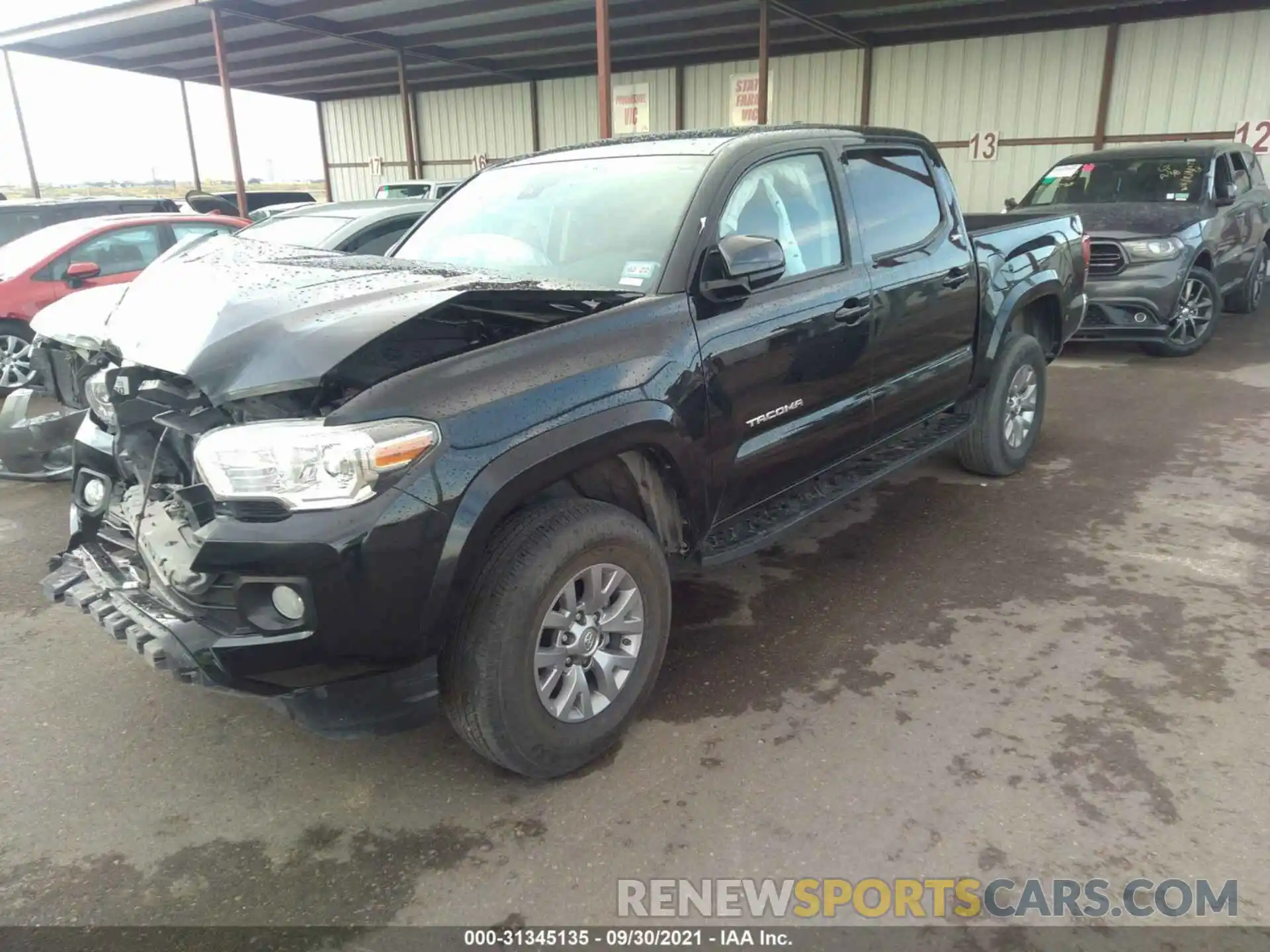 2 Photograph of a damaged car 5TFAZ5CN1KX081163 TOYOTA TACOMA 2WD 2019