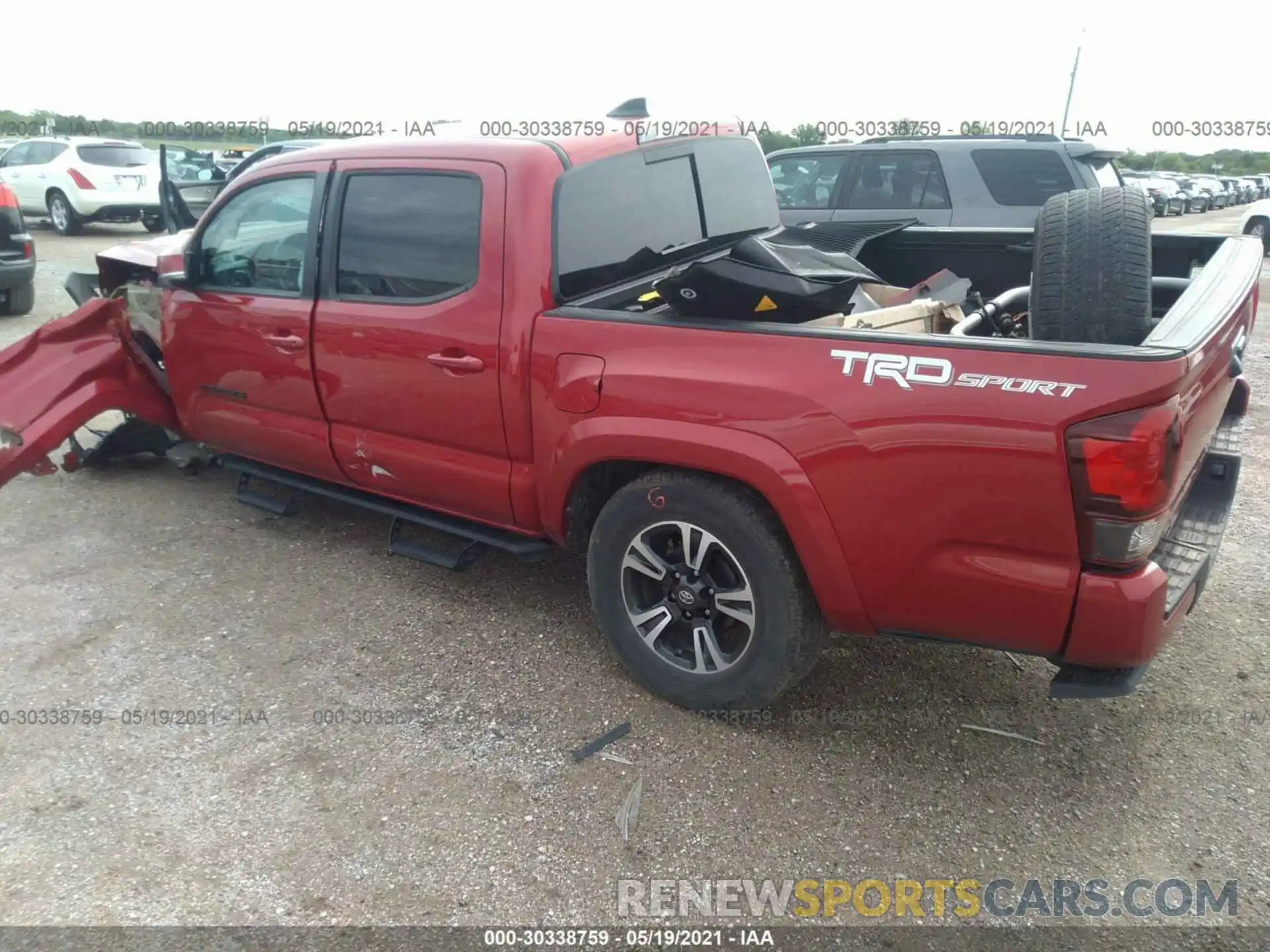 3 Photograph of a damaged car 5TFAZ5CN1KX081549 TOYOTA TACOMA 2WD 2019