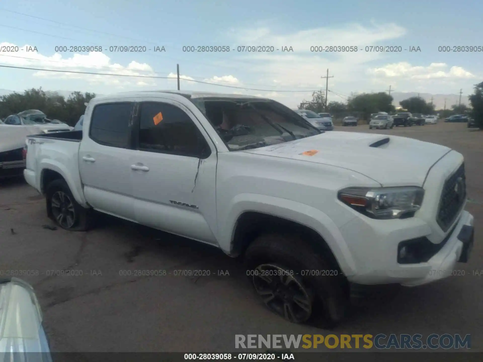 6 Фотография поврежденного автомобиля 5TFAZ5CN2KX076473 TOYOTA TACOMA 2WD 2019