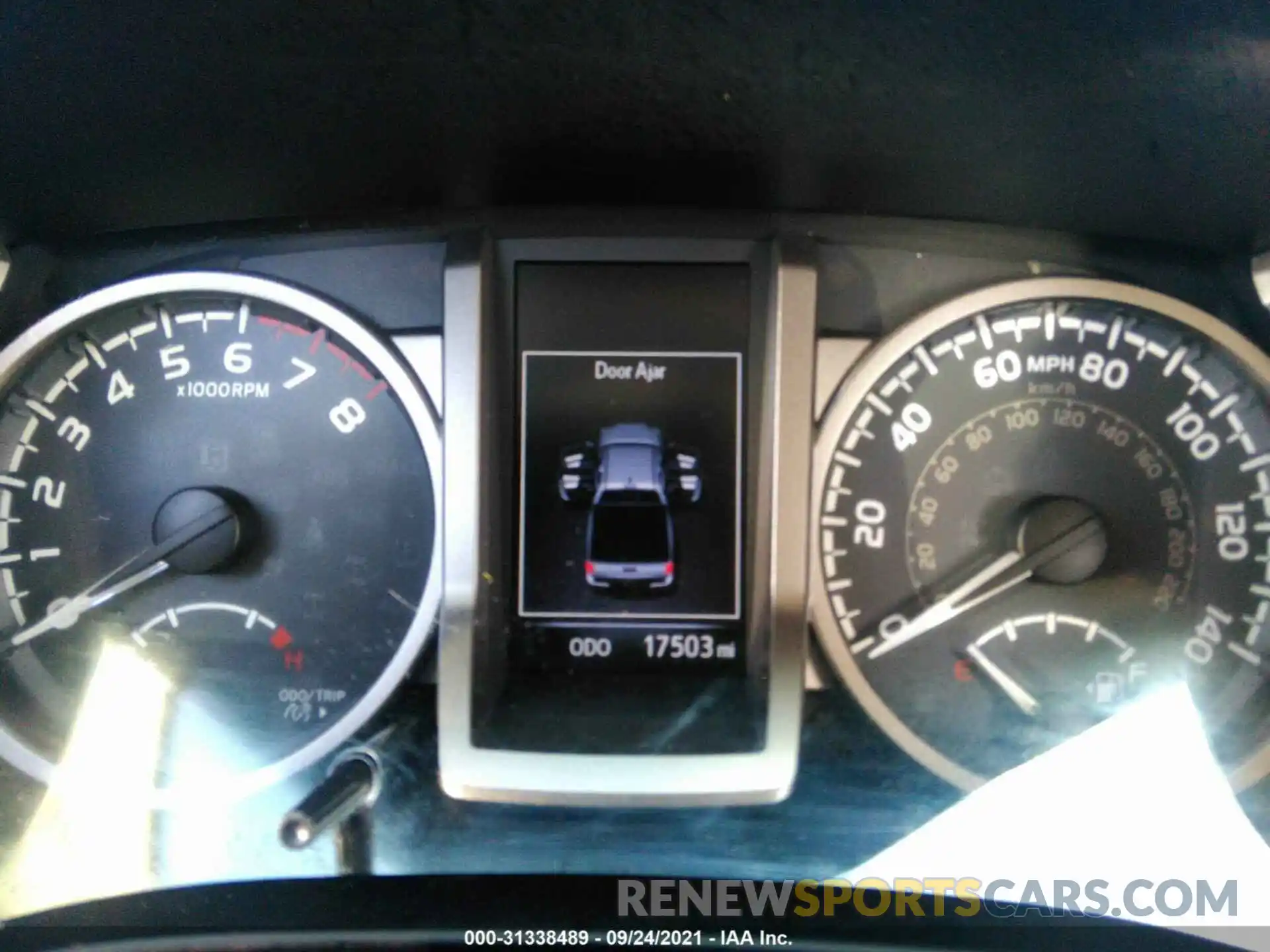 7 Photograph of a damaged car 5TFAZ5CN2KX078854 TOYOTA TACOMA 2WD 2019