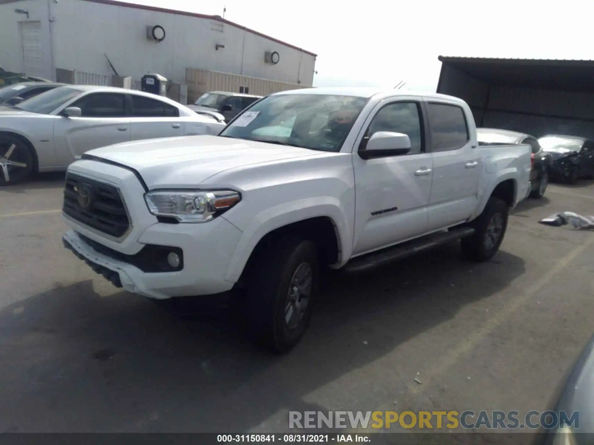 2 Photograph of a damaged car 5TFAZ5CN2KX085206 TOYOTA TACOMA 2WD 2019