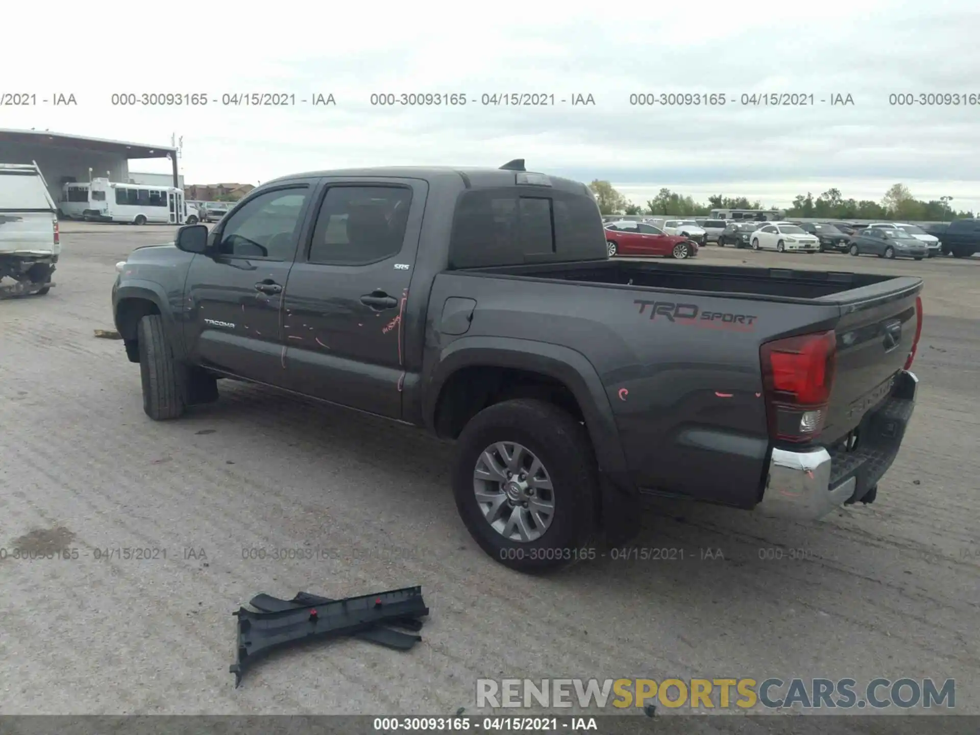 3 Photograph of a damaged car 5TFAZ5CN2KX085755 TOYOTA TACOMA 2WD 2019