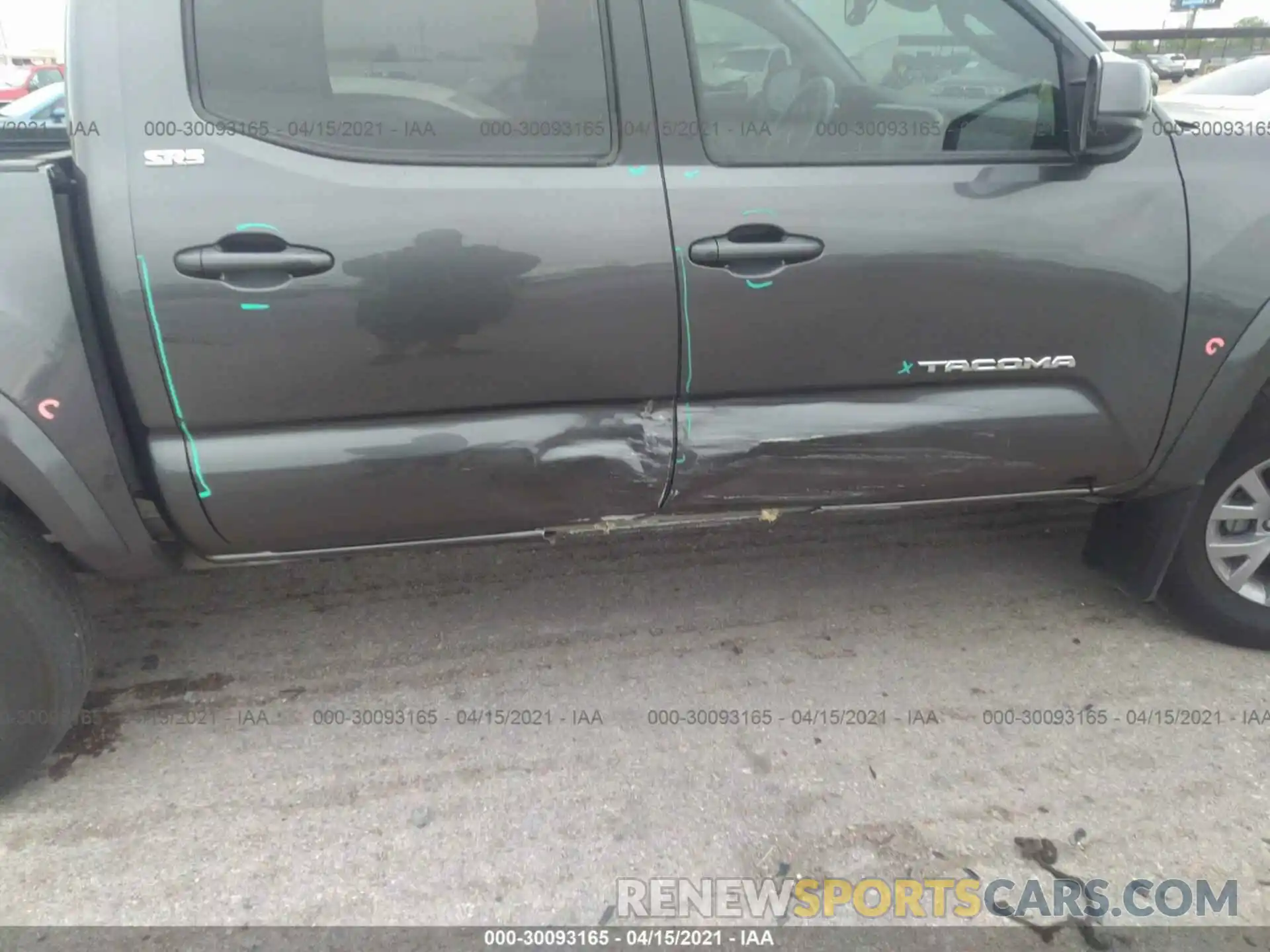 6 Photograph of a damaged car 5TFAZ5CN2KX085755 TOYOTA TACOMA 2WD 2019