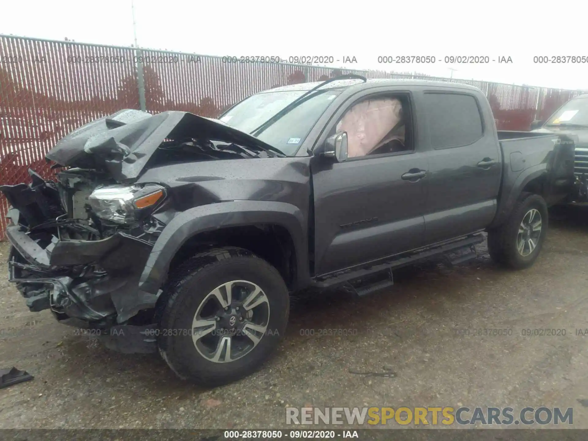 2 Photograph of a damaged car 5TFAZ5CN2KX086906 TOYOTA TACOMA 2WD 2019