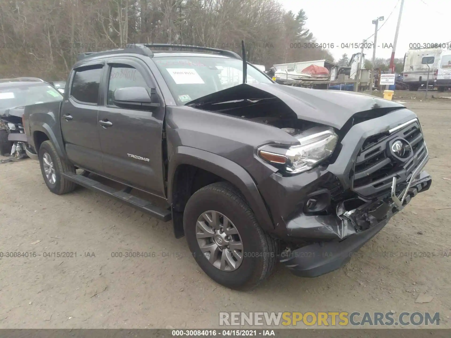 1 Photograph of a damaged car 5TFAZ5CN3KX076708 TOYOTA TACOMA 2WD 2019