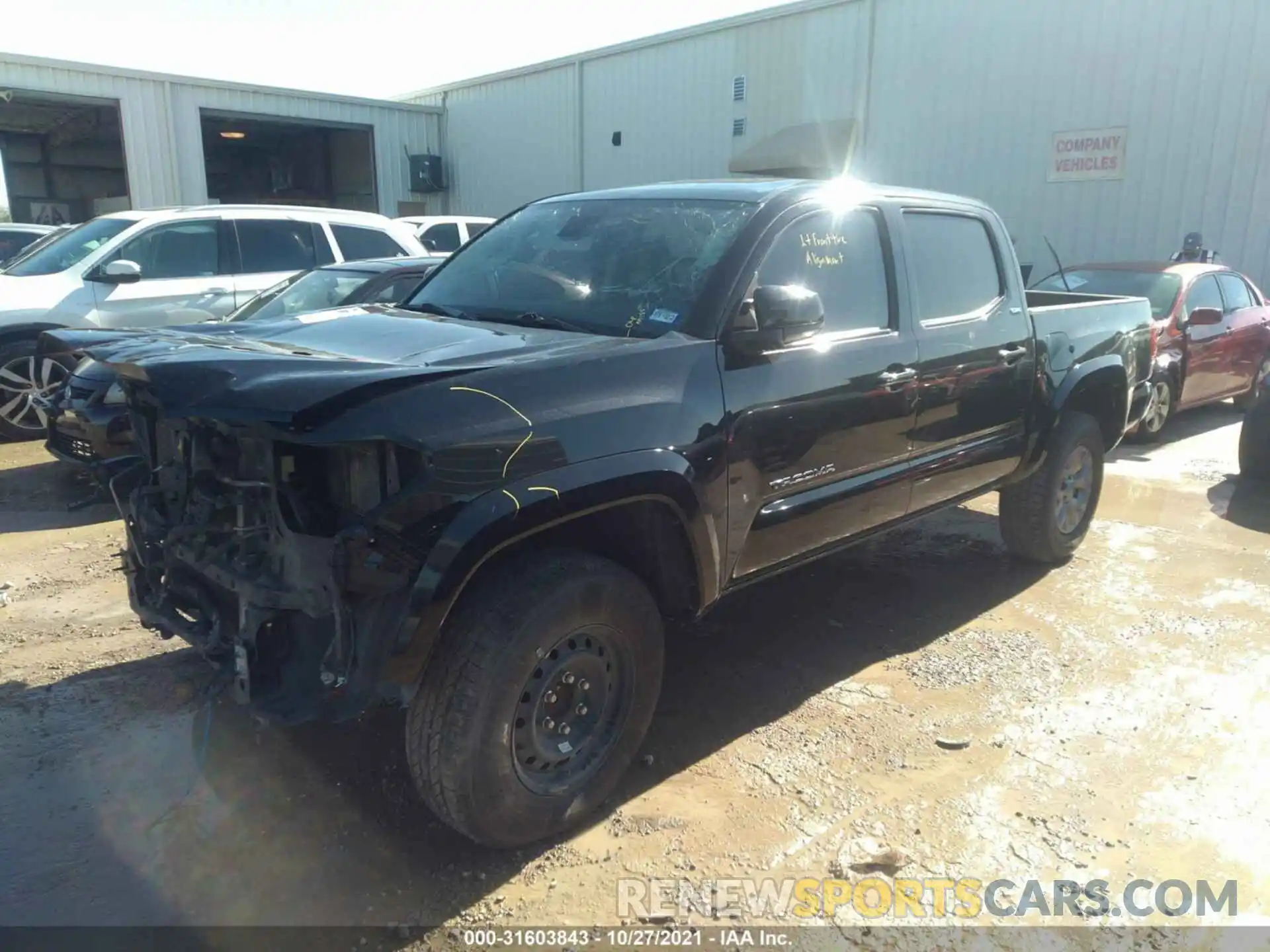 2 Фотография поврежденного автомобиля 5TFAZ5CN4KX074451 TOYOTA TACOMA 2WD 2019