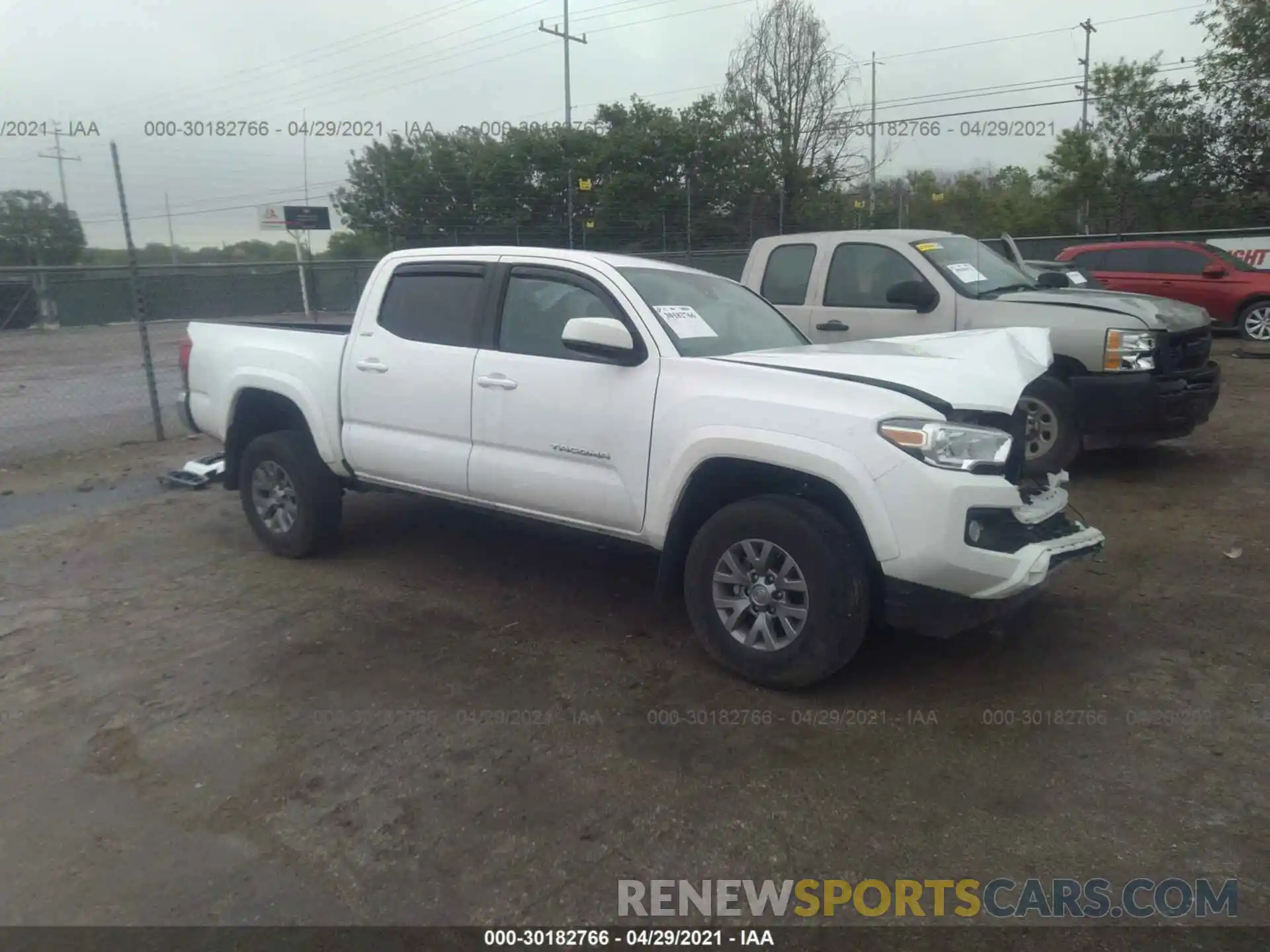 1 Photograph of a damaged car 5TFAZ5CN4KX084543 TOYOTA TACOMA 2WD 2019