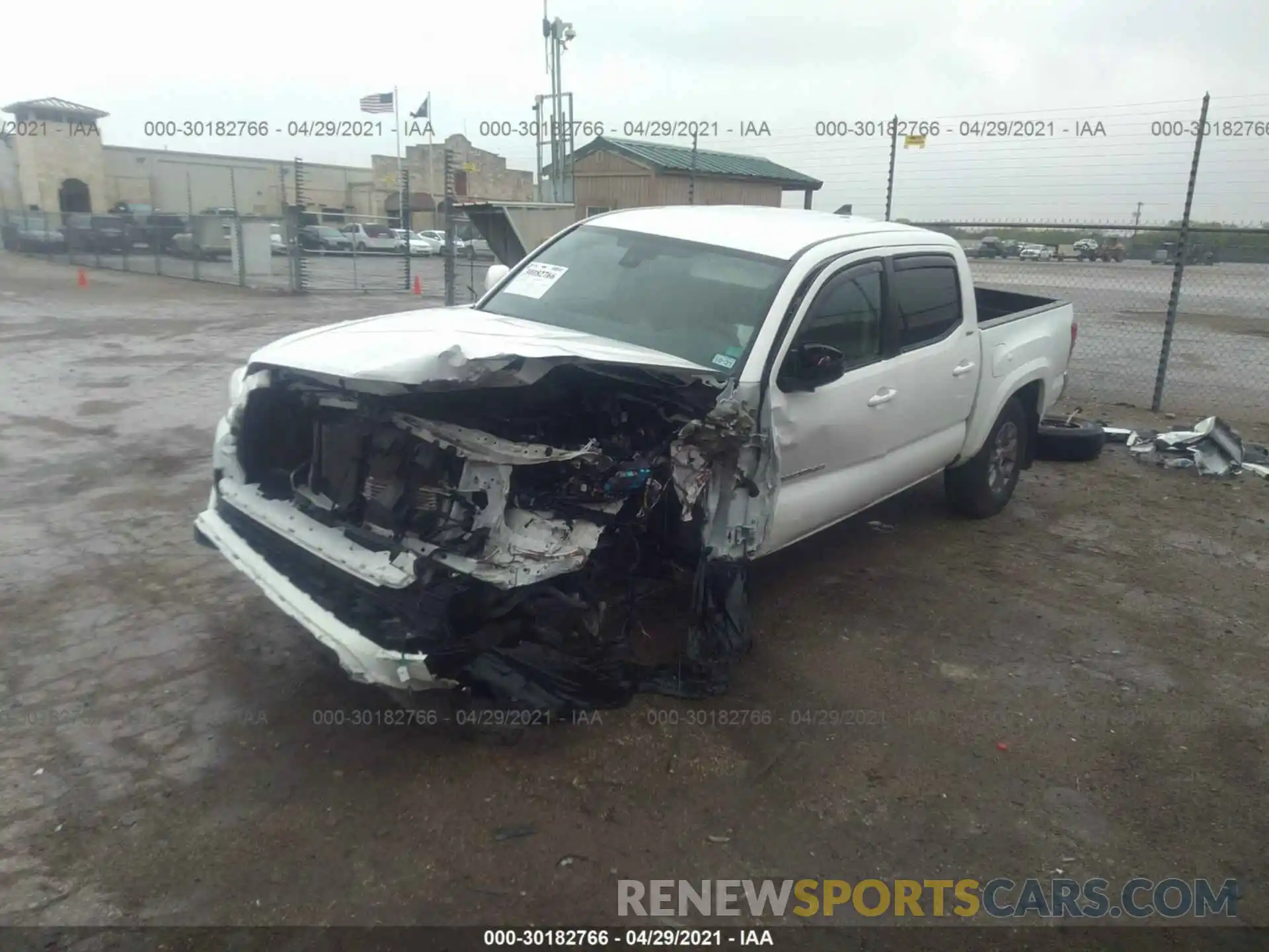 2 Photograph of a damaged car 5TFAZ5CN4KX084543 TOYOTA TACOMA 2WD 2019