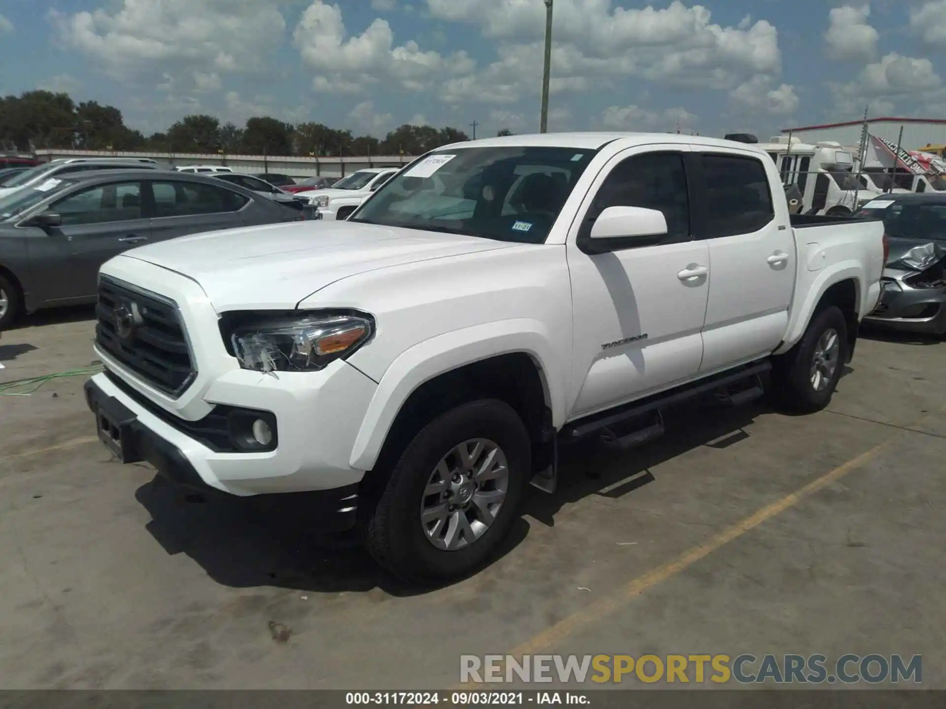 2 Photograph of a damaged car 5TFAZ5CN4KX086213 TOYOTA TACOMA 2WD 2019