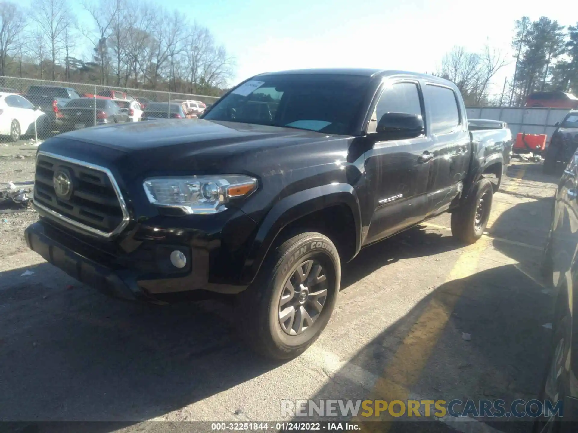 2 Photograph of a damaged car 5TFAZ5CN5KX077410 TOYOTA TACOMA 2WD 2019