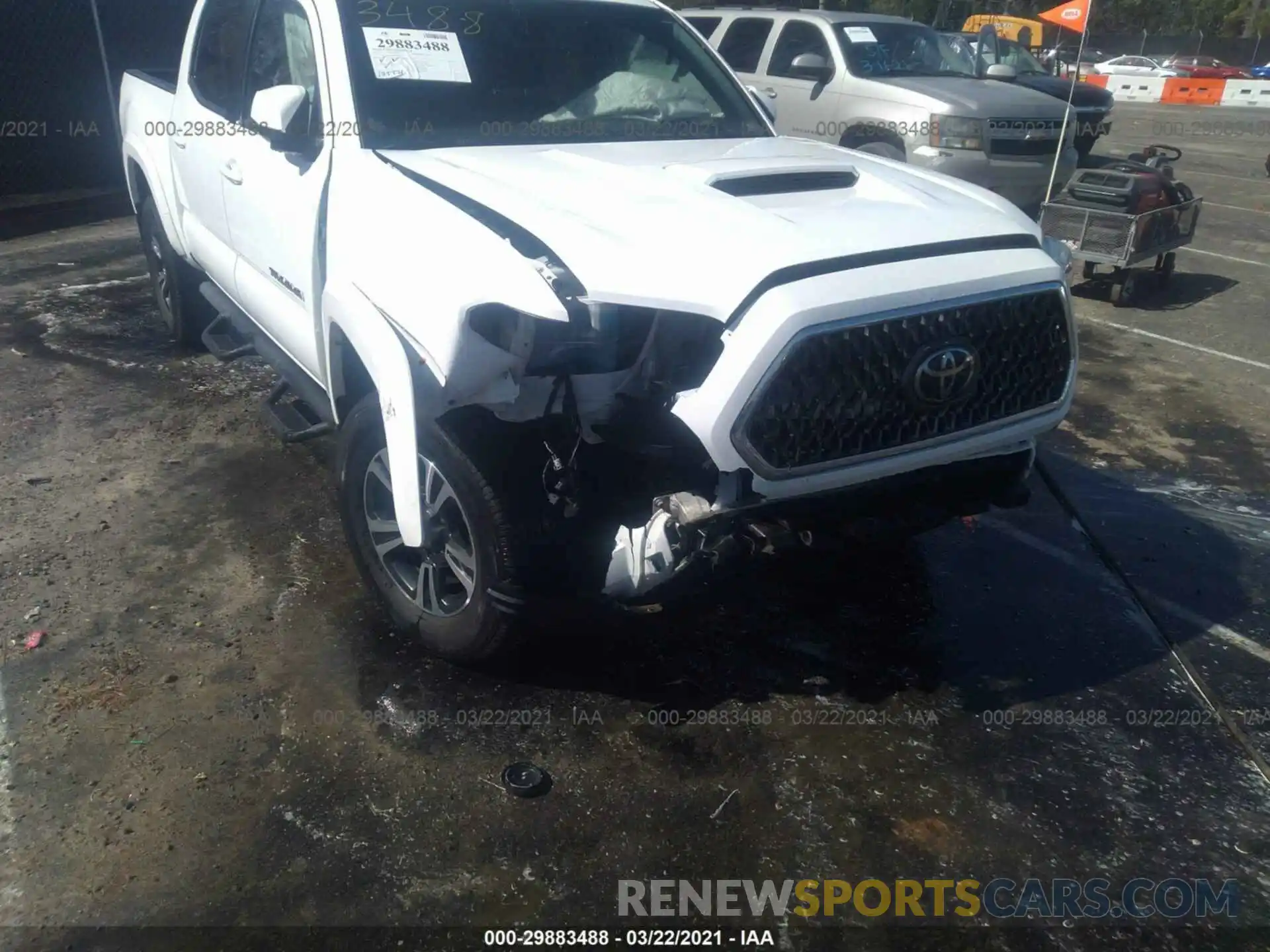 6 Photograph of a damaged car 5TFAZ5CN5KX077536 TOYOTA TACOMA 2WD 2019