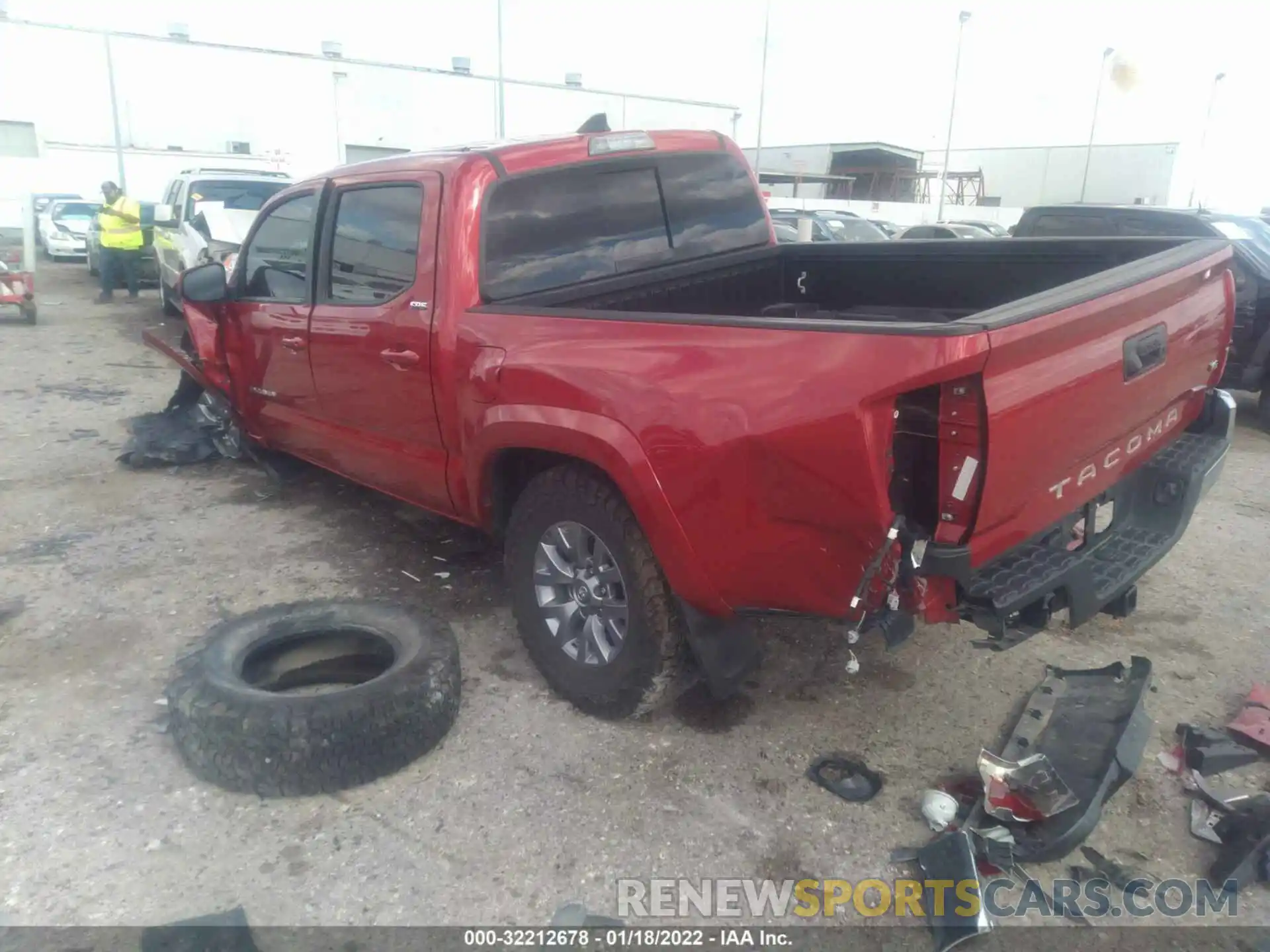 3 Photograph of a damaged car 5TFAZ5CN5KX077620 TOYOTA TACOMA 2WD 2019