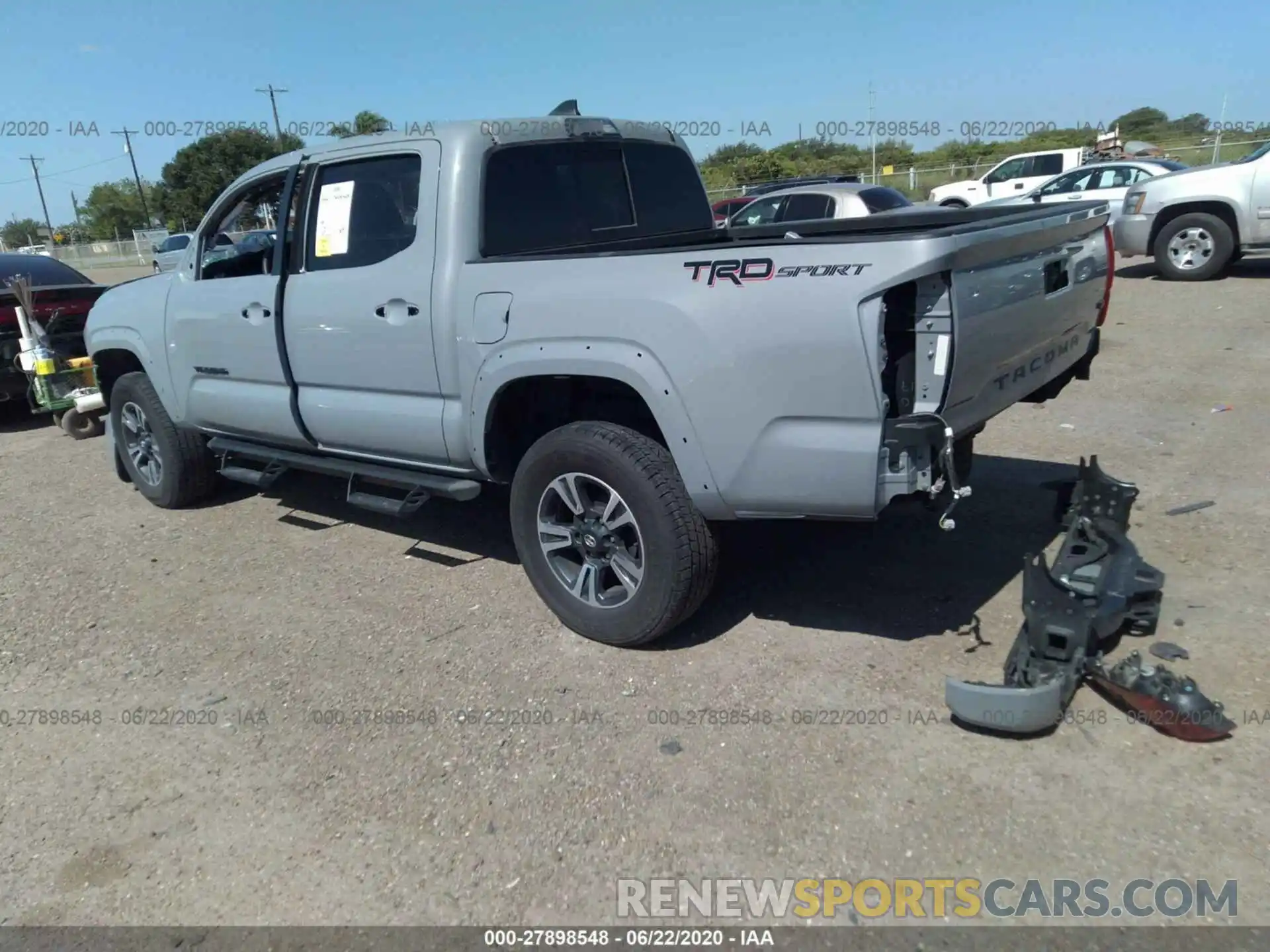 3 Photograph of a damaged car 5TFAZ5CN5KX085247 TOYOTA TACOMA 2WD 2019