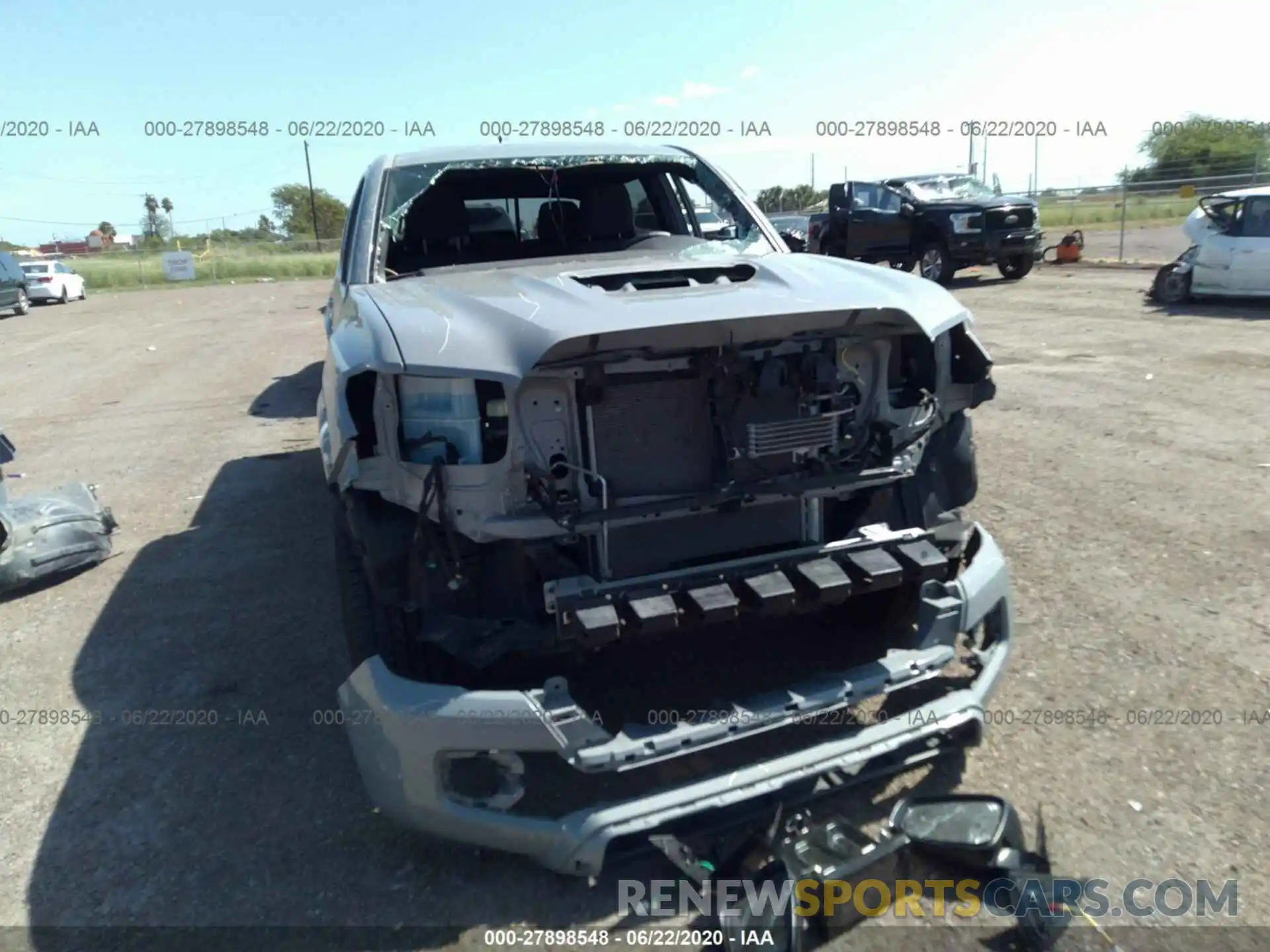 6 Photograph of a damaged car 5TFAZ5CN5KX085247 TOYOTA TACOMA 2WD 2019