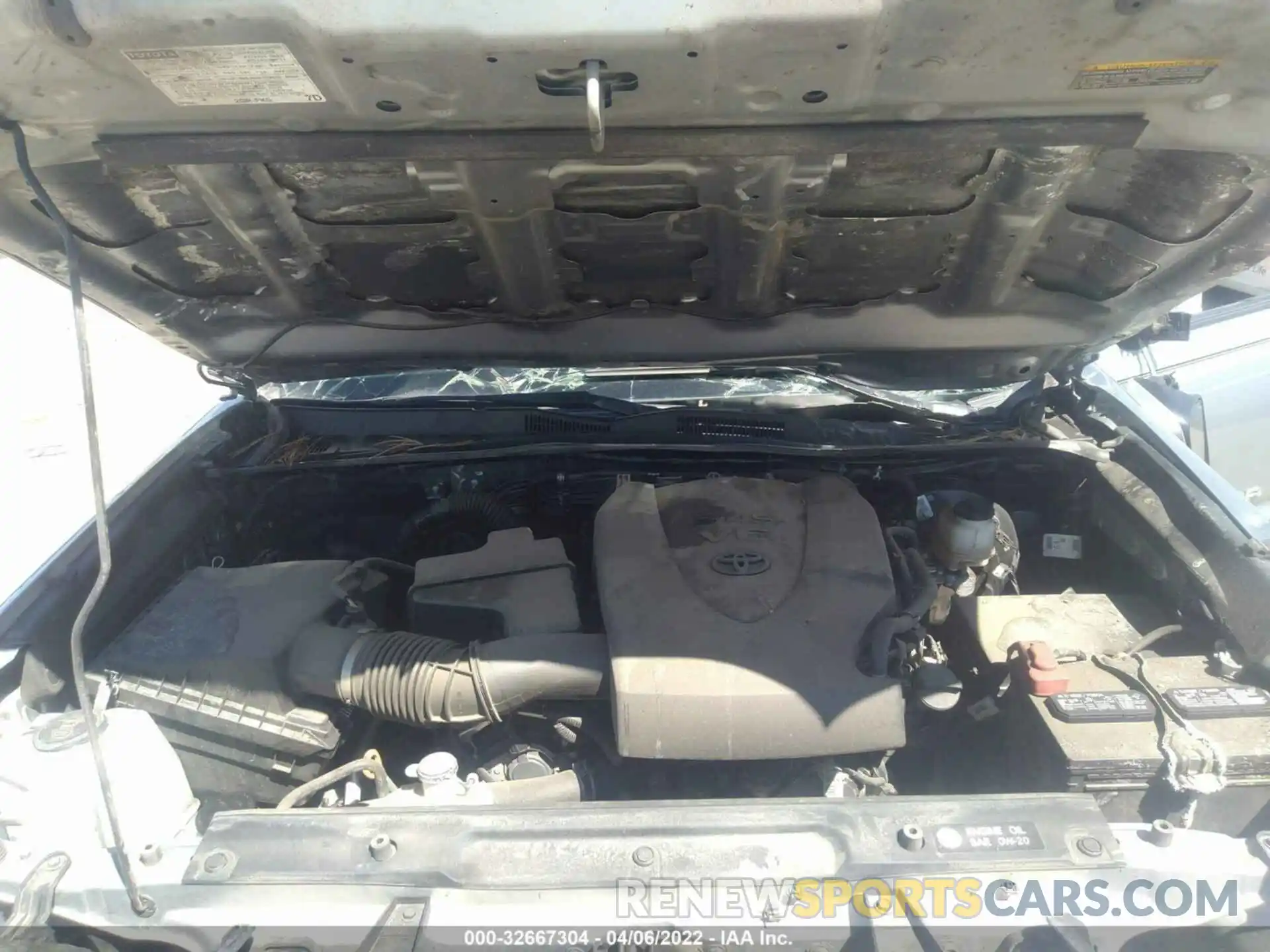 10 Photograph of a damaged car 5TFAZ5CN6KX076525 TOYOTA TACOMA 2WD 2019