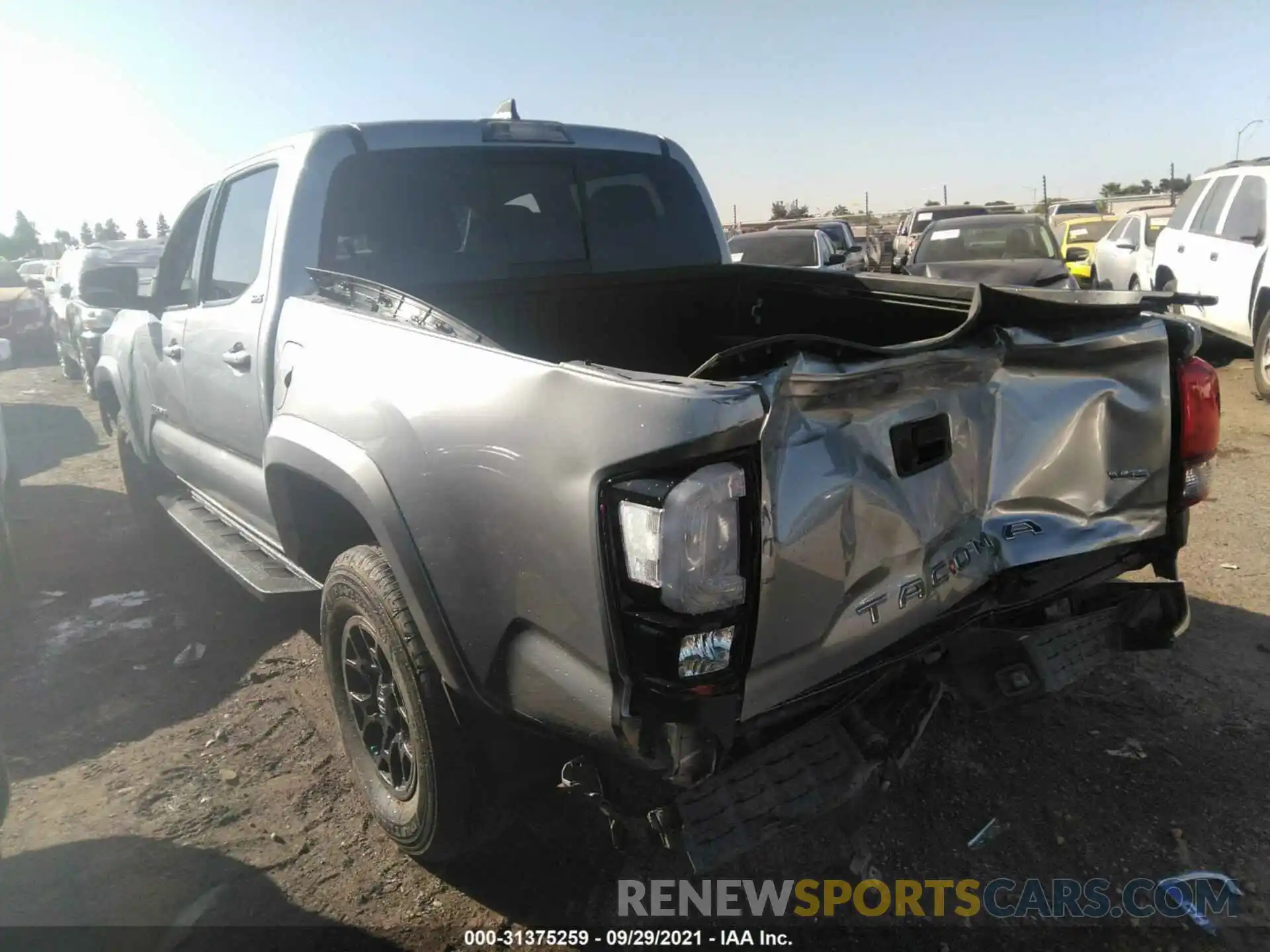 3 Photograph of a damaged car 5TFAZ5CN6KX077223 TOYOTA TACOMA 2WD 2019