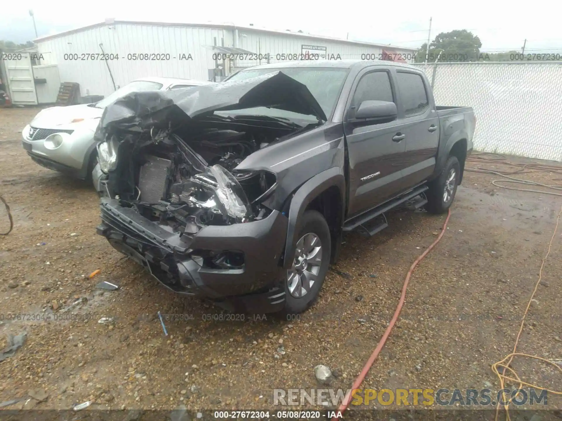 2 Photograph of a damaged car 5TFAZ5CN6KX086049 TOYOTA TACOMA 2WD 2019