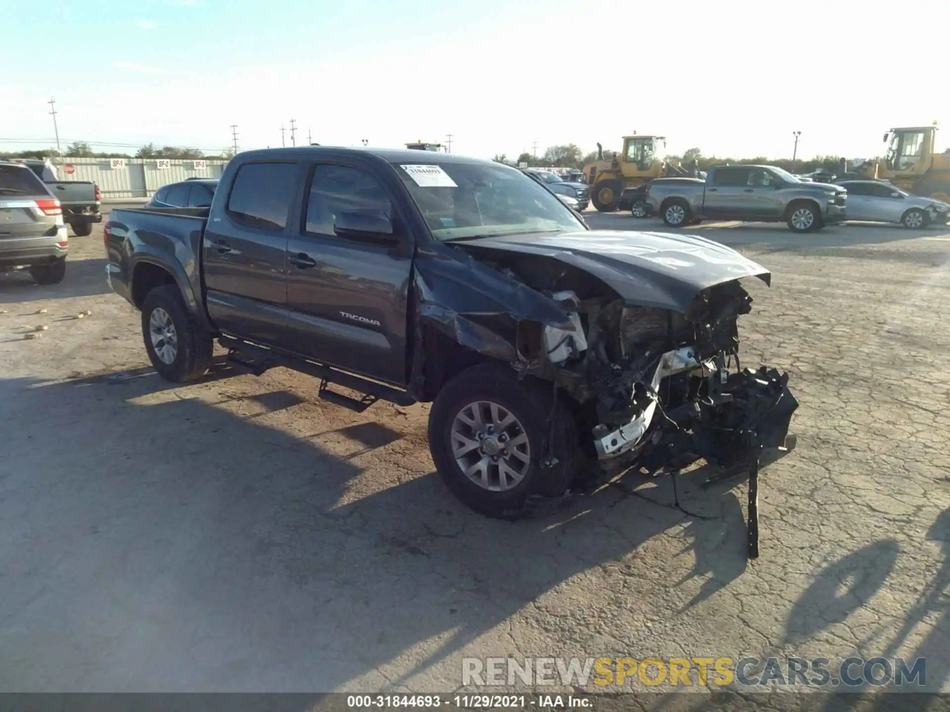 1 Photograph of a damaged car 5TFAZ5CN6KX086861 TOYOTA TACOMA 2WD 2019