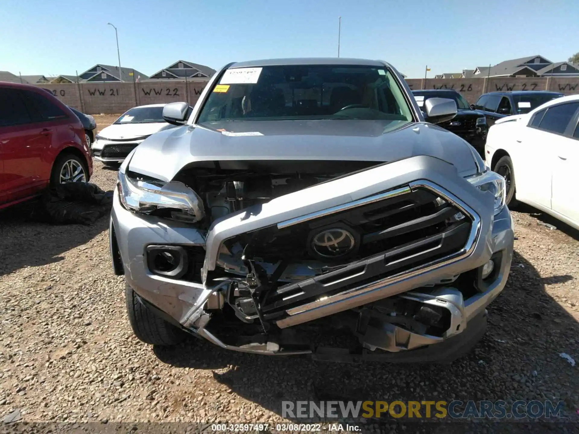 6 Photograph of a damaged car 5TFAZ5CN6KX087086 TOYOTA TACOMA 2WD 2019