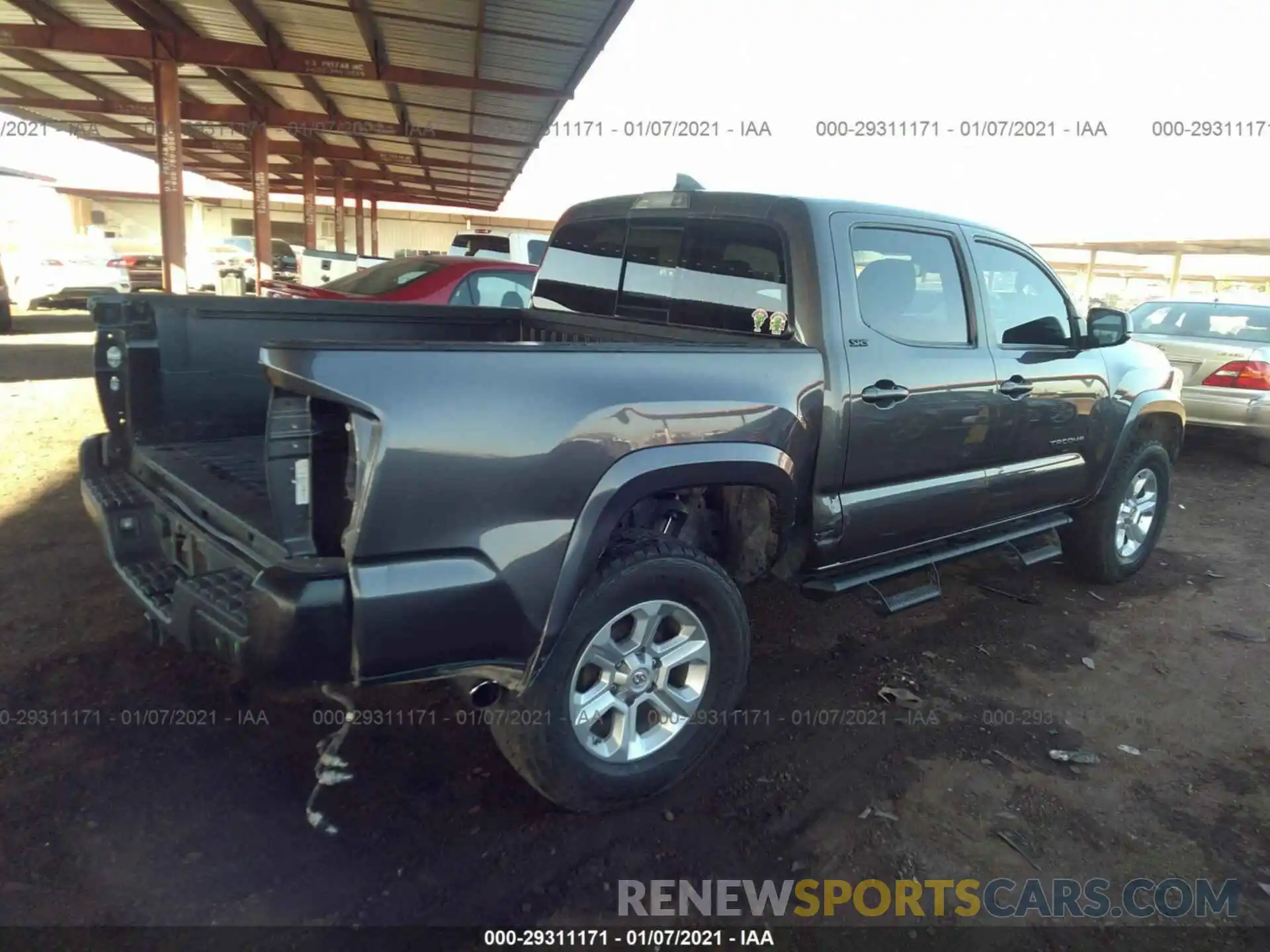 4 Photograph of a damaged car 5TFAZ5CN7KX074248 TOYOTA TACOMA 2WD 2019