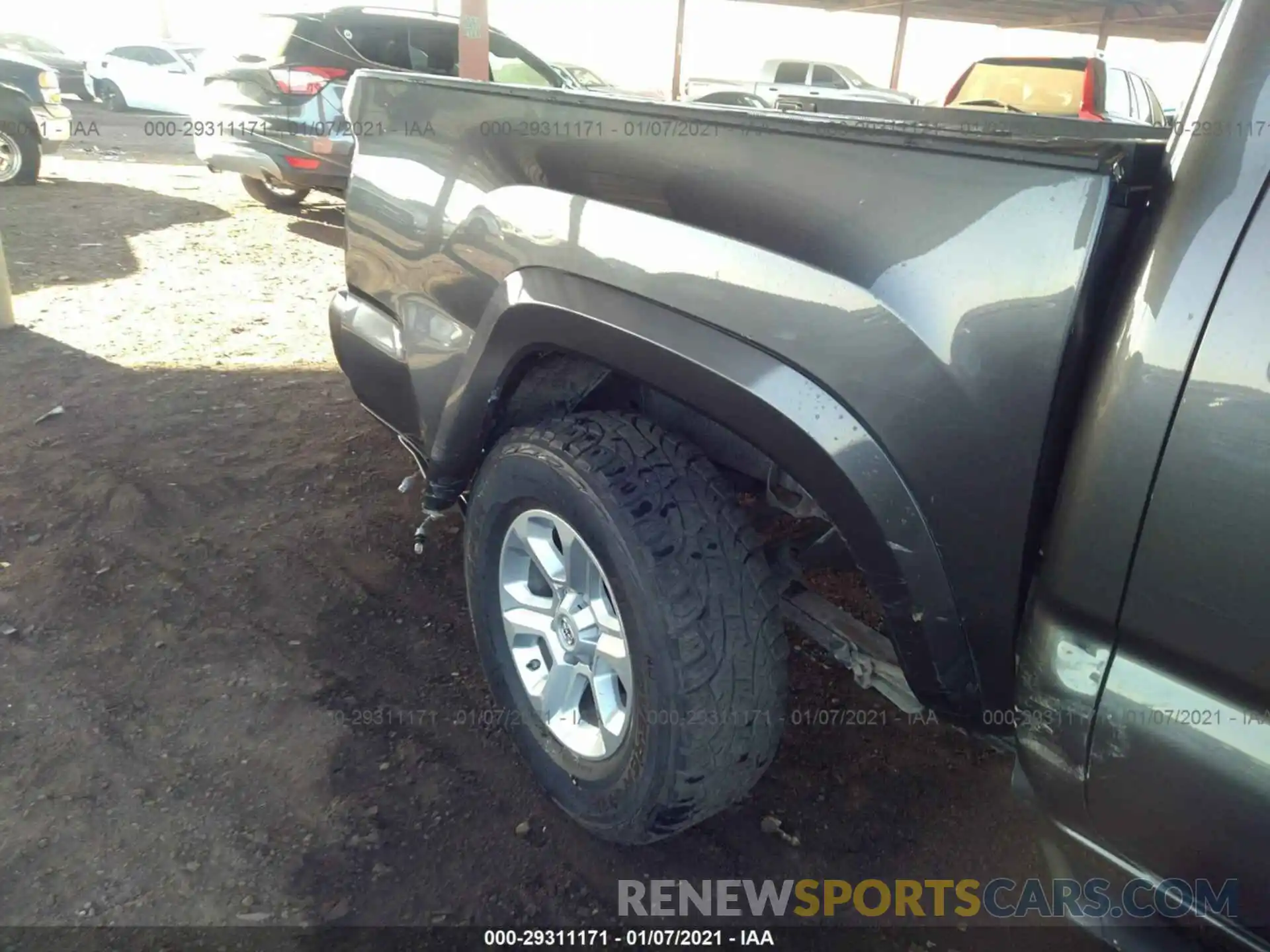 6 Photograph of a damaged car 5TFAZ5CN7KX074248 TOYOTA TACOMA 2WD 2019