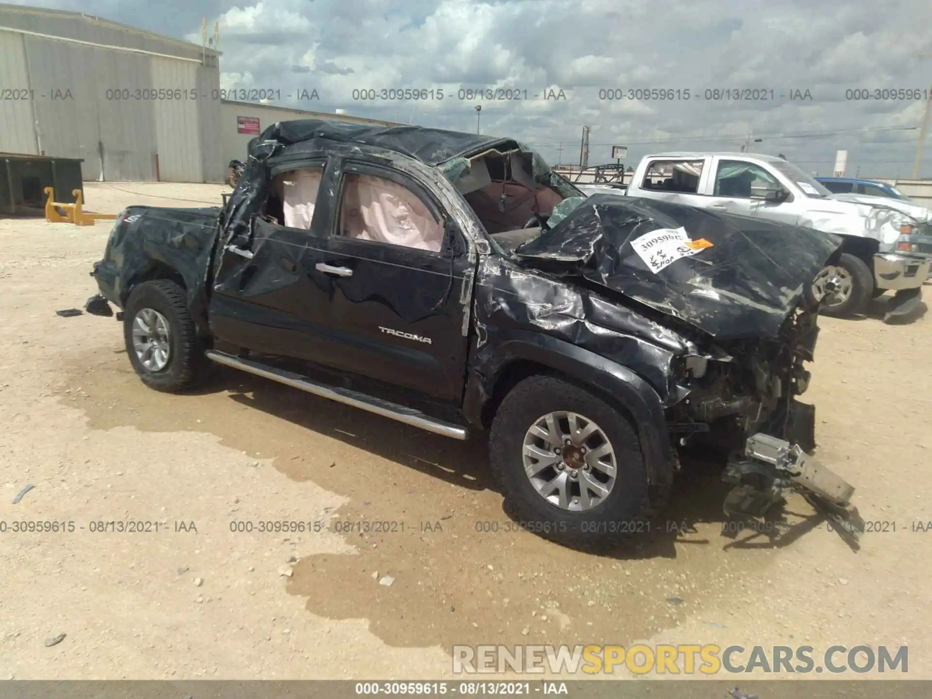 1 Photograph of a damaged car 5TFAZ5CN7KX082267 TOYOTA TACOMA 2WD 2019