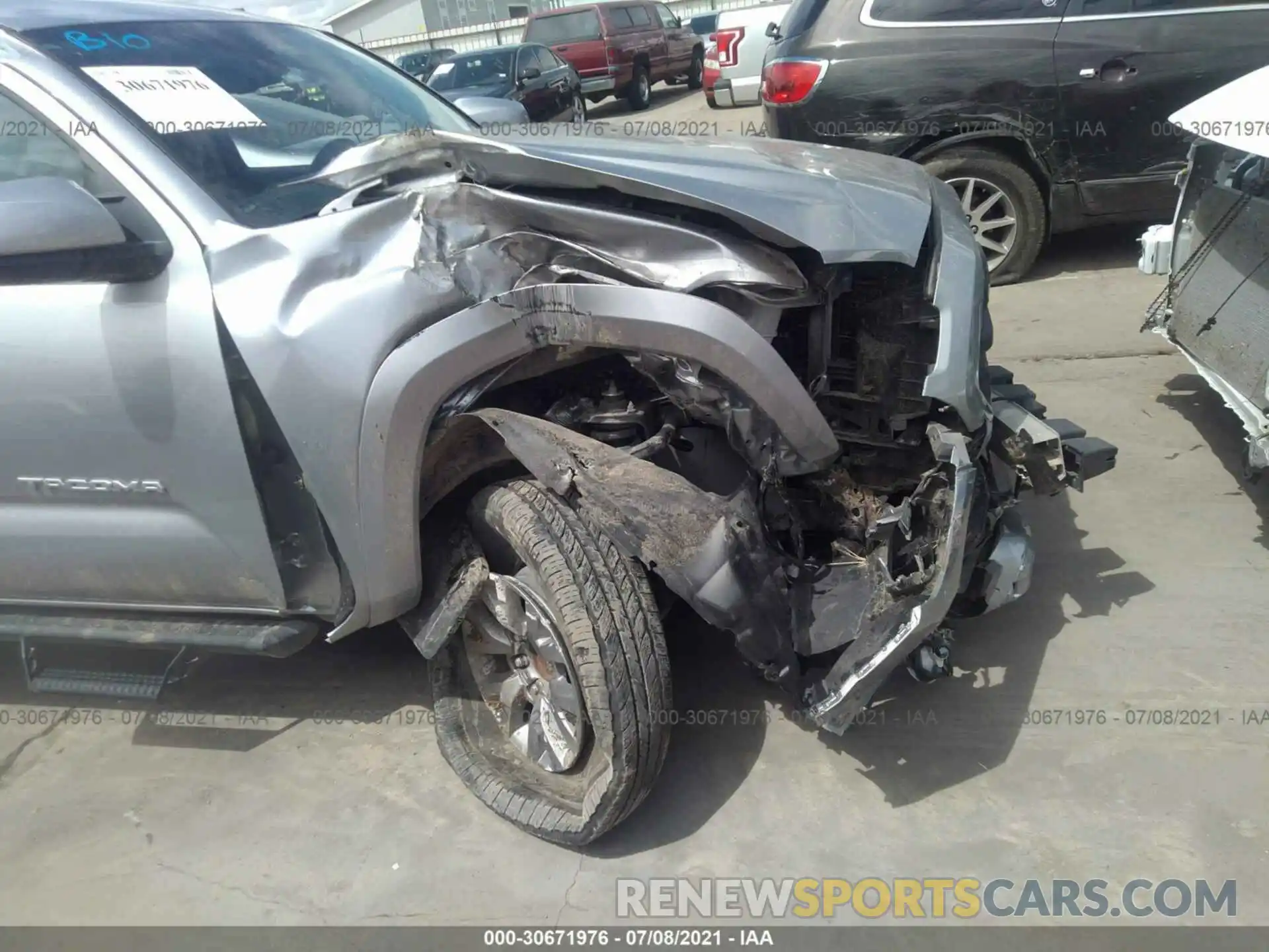 6 Photograph of a damaged car 5TFAZ5CN7KX086741 TOYOTA TACOMA 2WD 2019