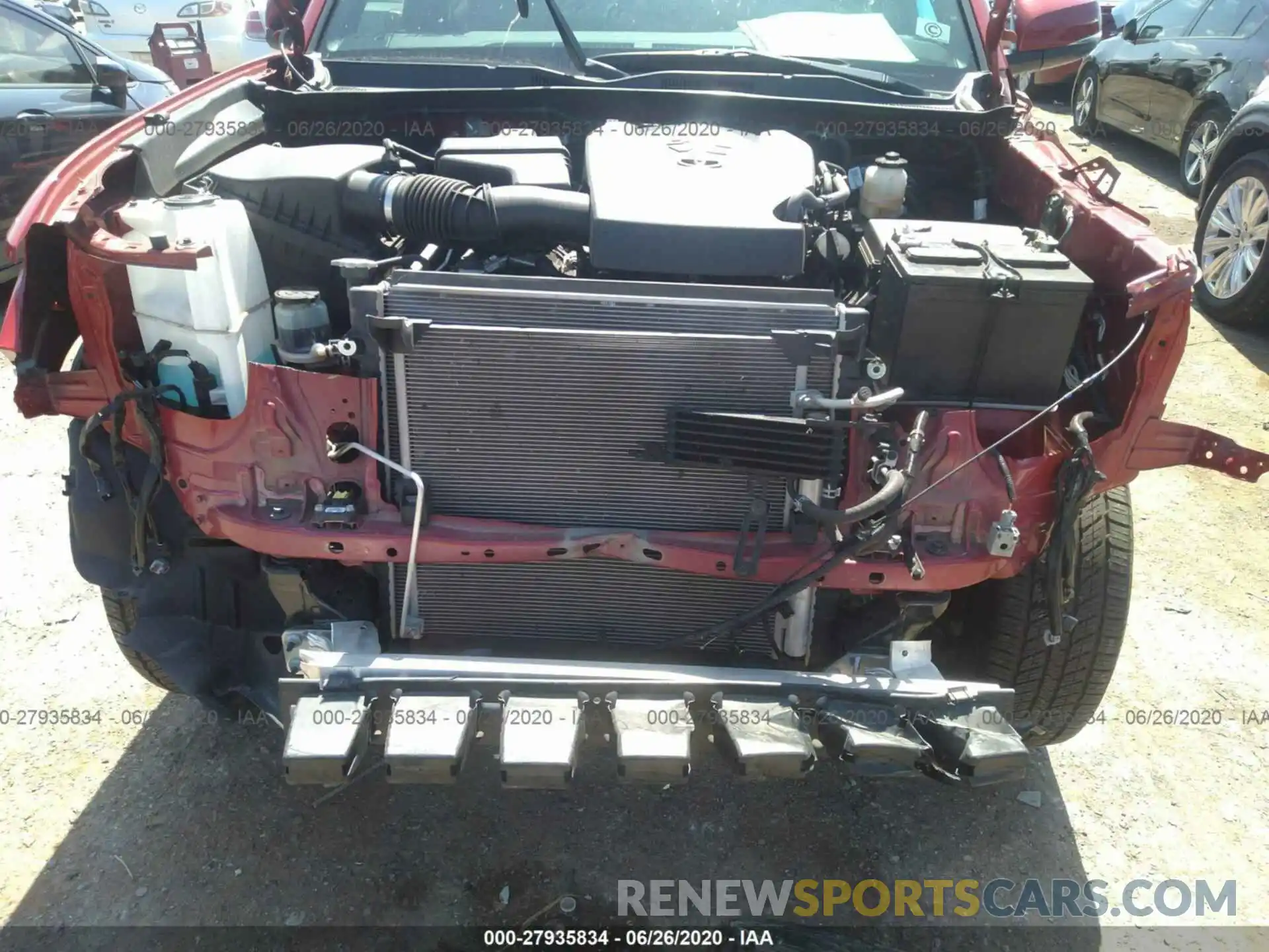 10 Photograph of a damaged car 5TFAZ5CN8KX079054 TOYOTA TACOMA 2WD 2019