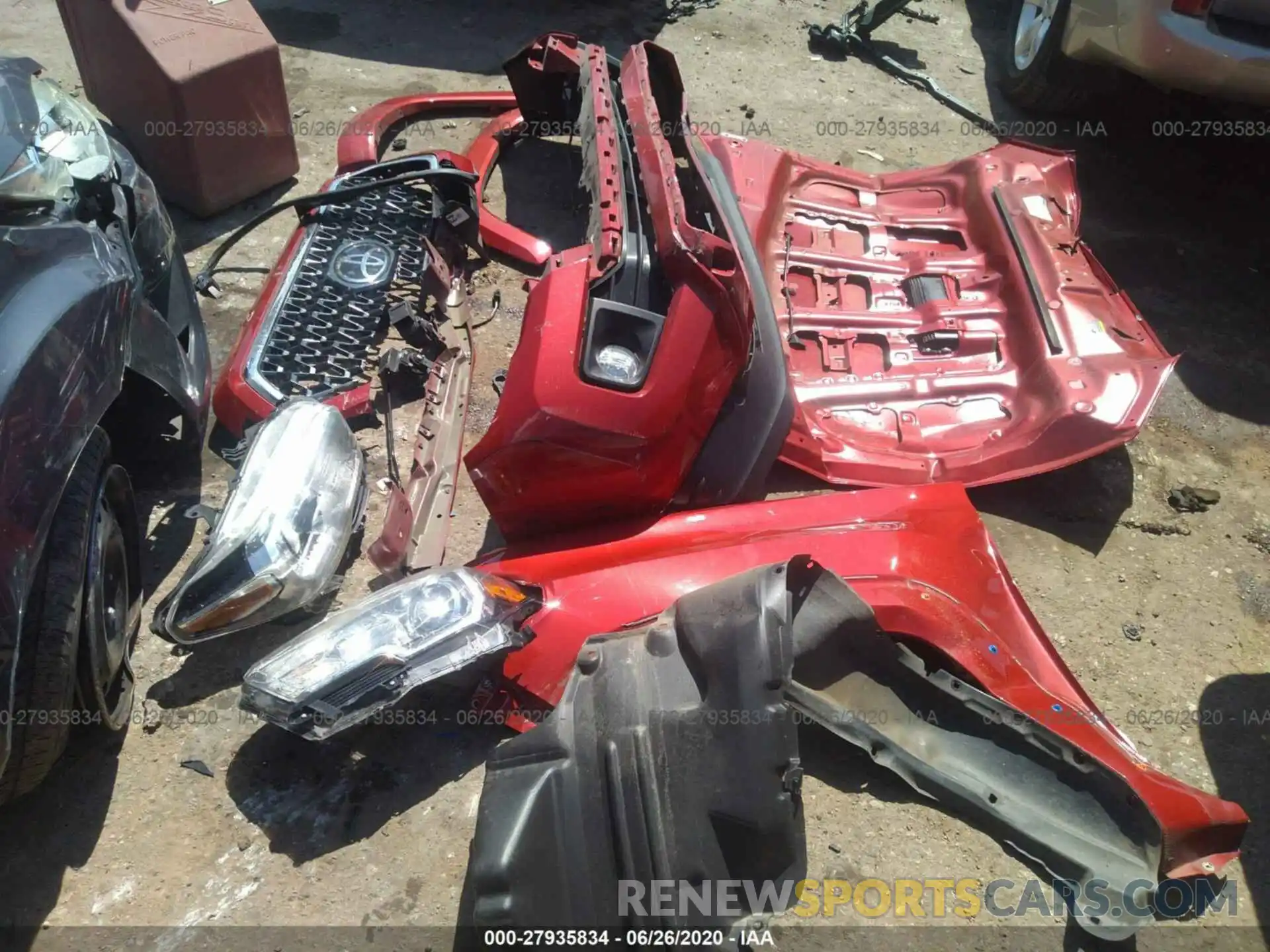 12 Photograph of a damaged car 5TFAZ5CN8KX079054 TOYOTA TACOMA 2WD 2019