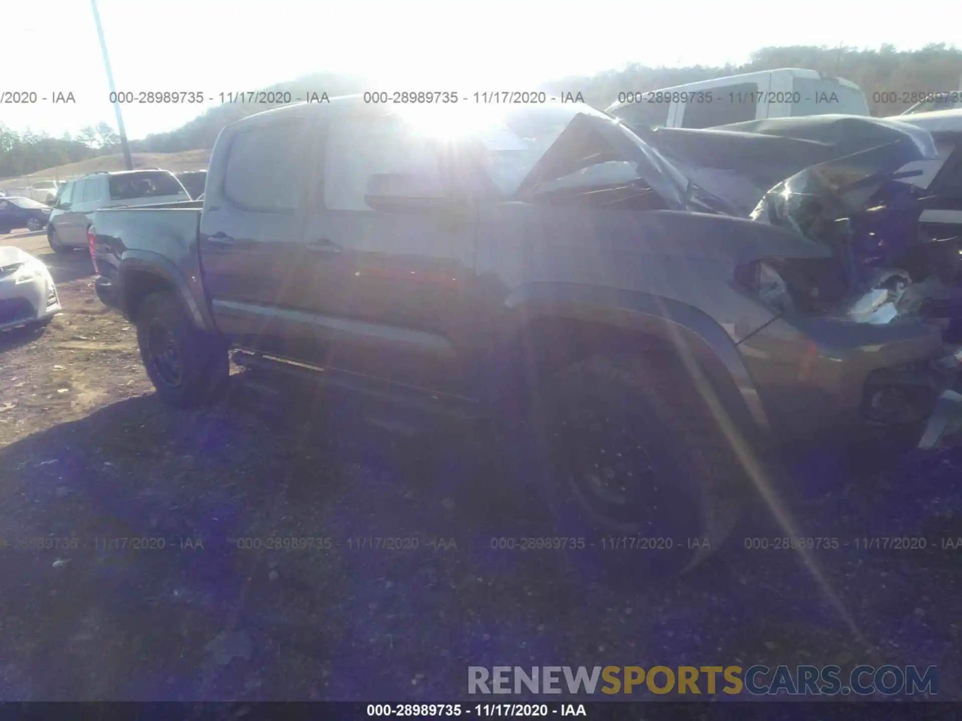 1 Photograph of a damaged car 5TFAZ5CN8KX080365 TOYOTA TACOMA 2WD 2019