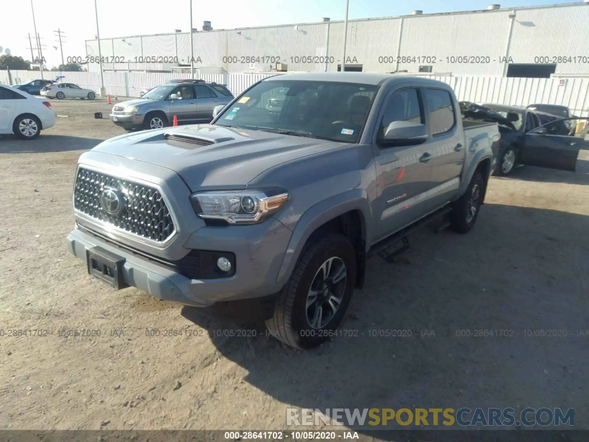 2 Photograph of a damaged car 5TFAZ5CN8KX085310 TOYOTA TACOMA 2WD 2019