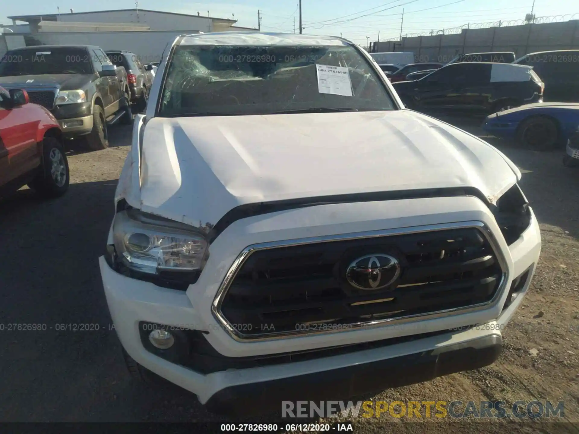 6 Photograph of a damaged car 5TFAZ5CN9KX074316 TOYOTA TACOMA 2WD 2019