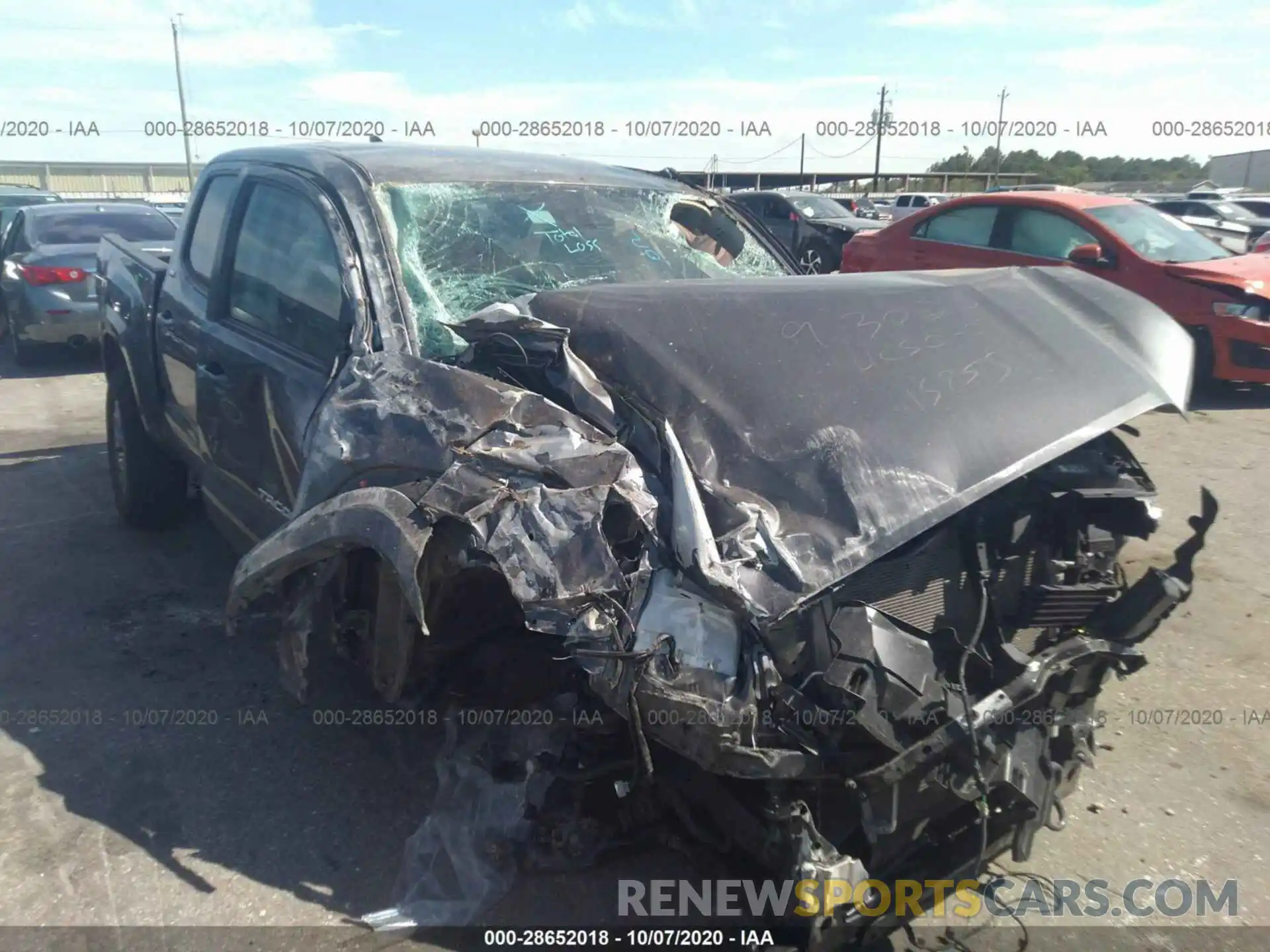 6 Фотография поврежденного автомобиля 5TFAZ5CN9KX077796 TOYOTA TACOMA 2WD 2019