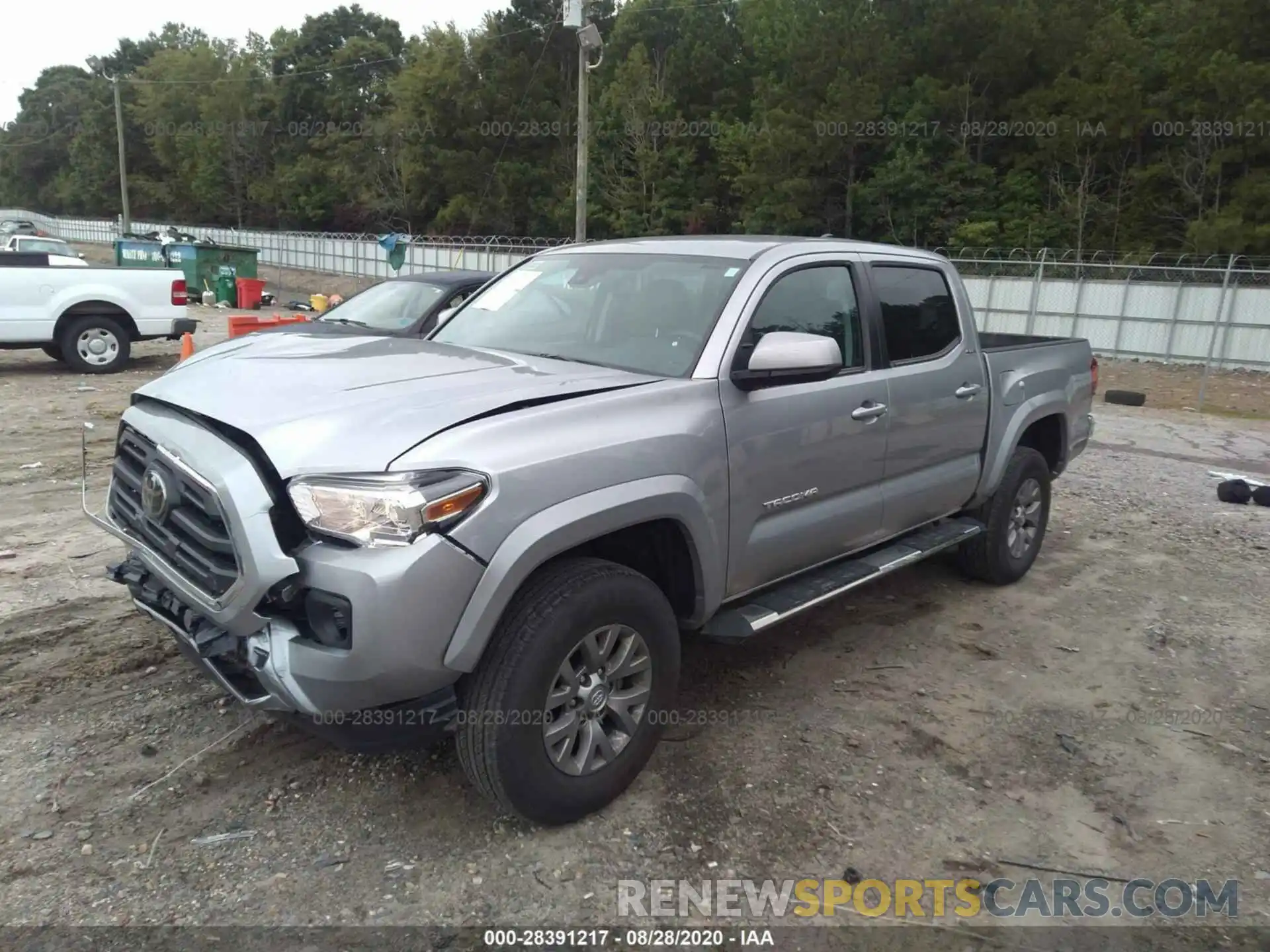 2 Photograph of a damaged car 5TFAZ5CN9KX078611 TOYOTA TACOMA 2WD 2019