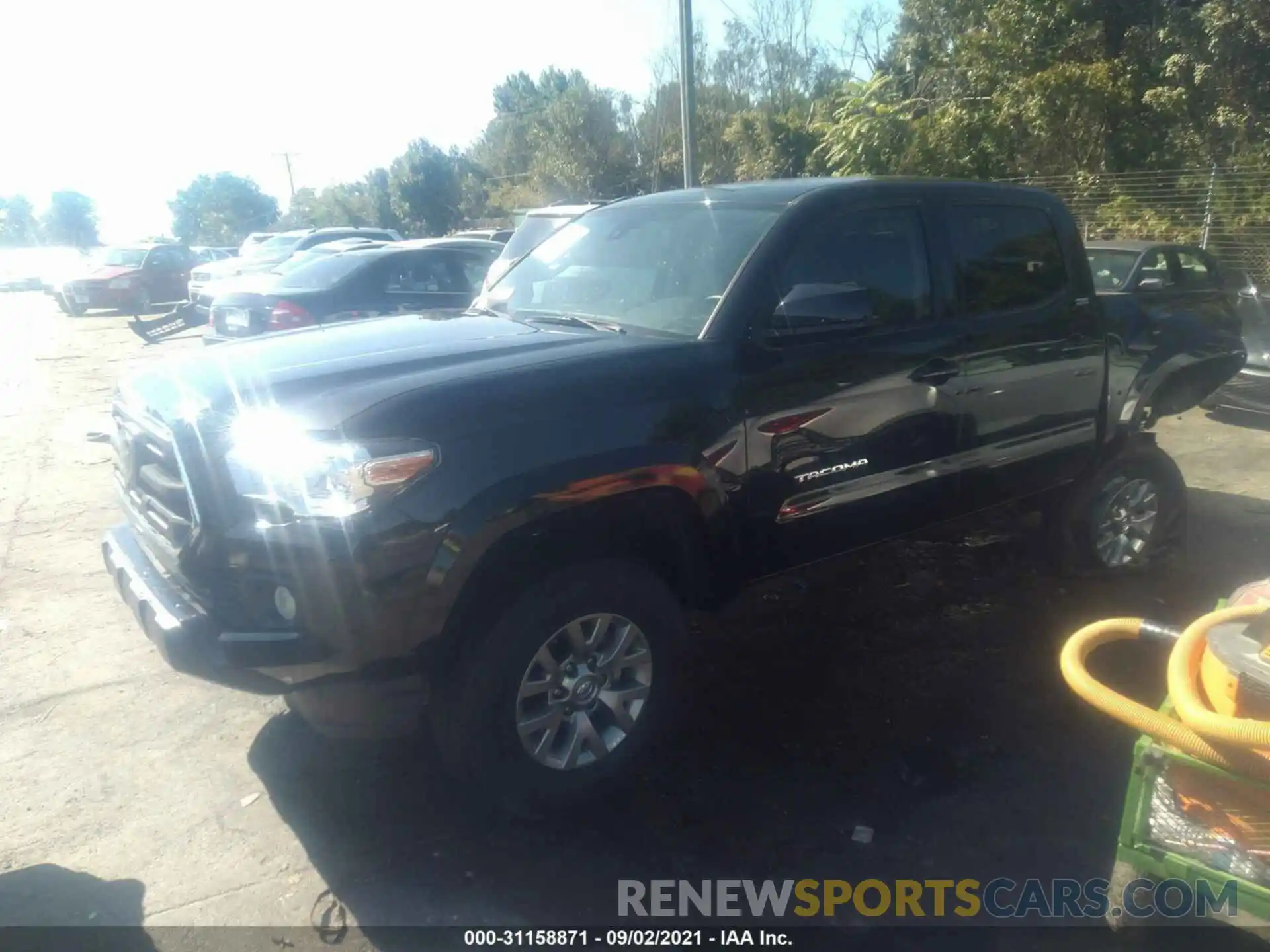 2 Photograph of a damaged car 5TFAZ5CNXKX075085 TOYOTA TACOMA 2WD 2019