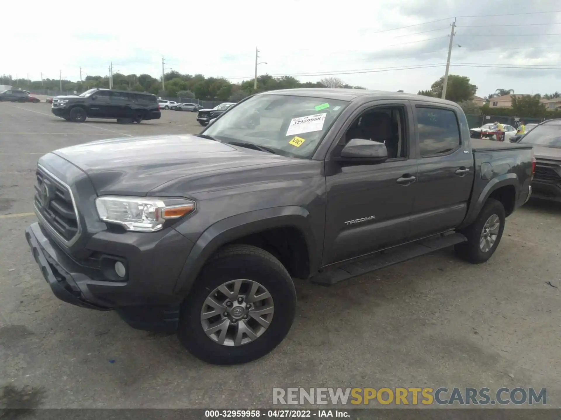 2 Photograph of a damaged car 5TFAZ5CNXKX076379 TOYOTA TACOMA 2WD 2019