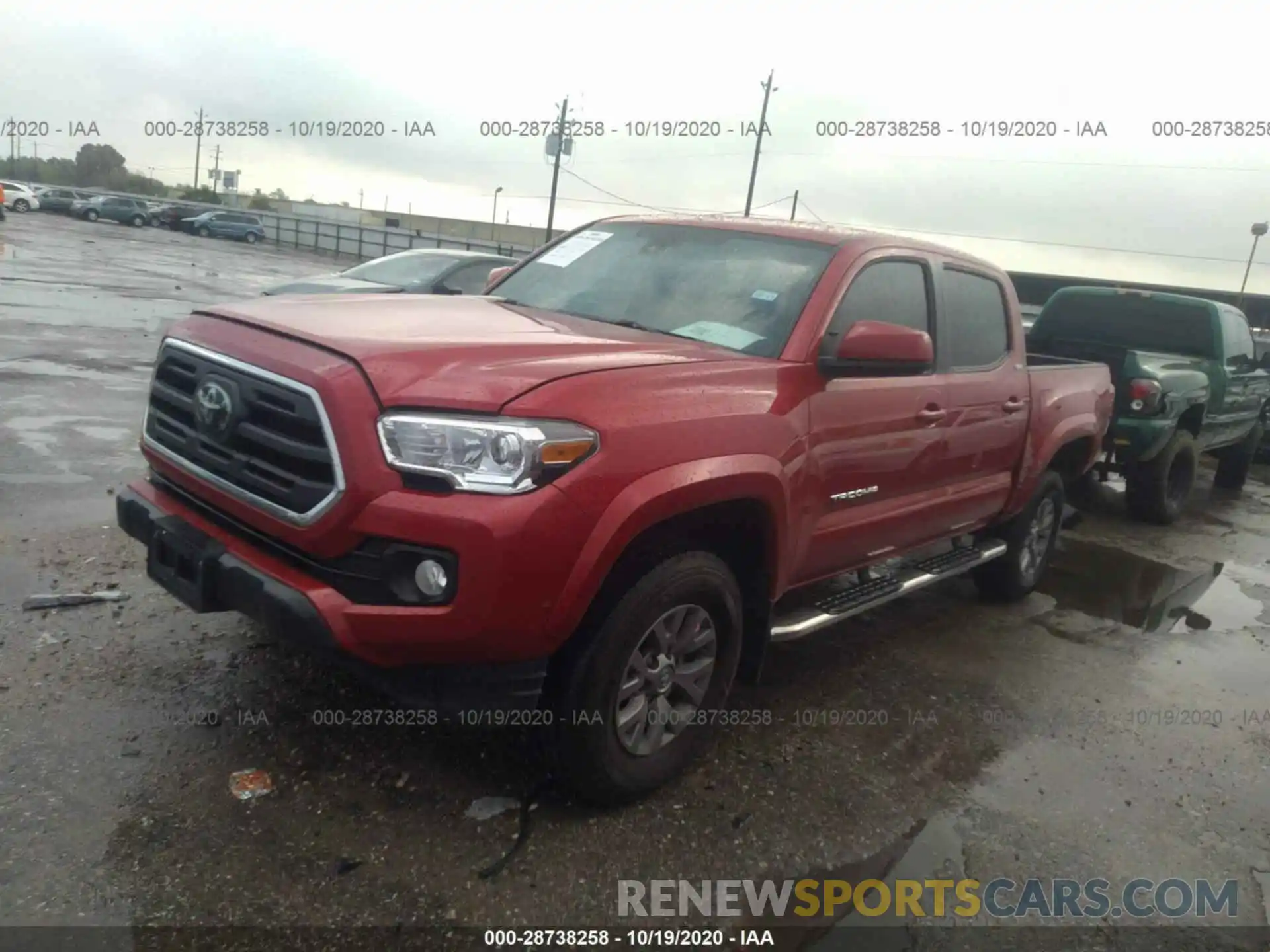 2 Photograph of a damaged car 5TFAZ5CNXKX078584 TOYOTA TACOMA 2WD 2019