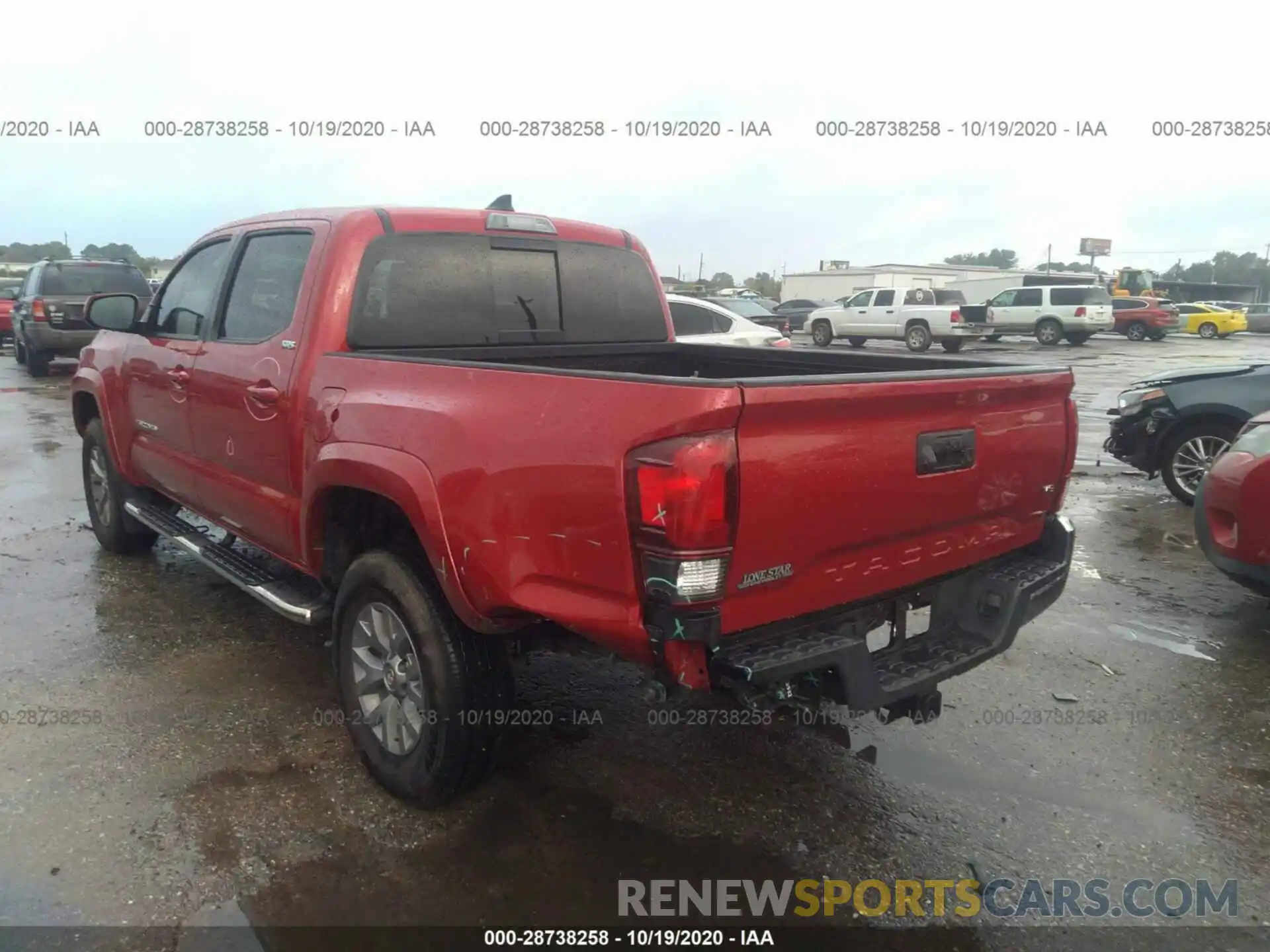 3 Photograph of a damaged car 5TFAZ5CNXKX078584 TOYOTA TACOMA 2WD 2019