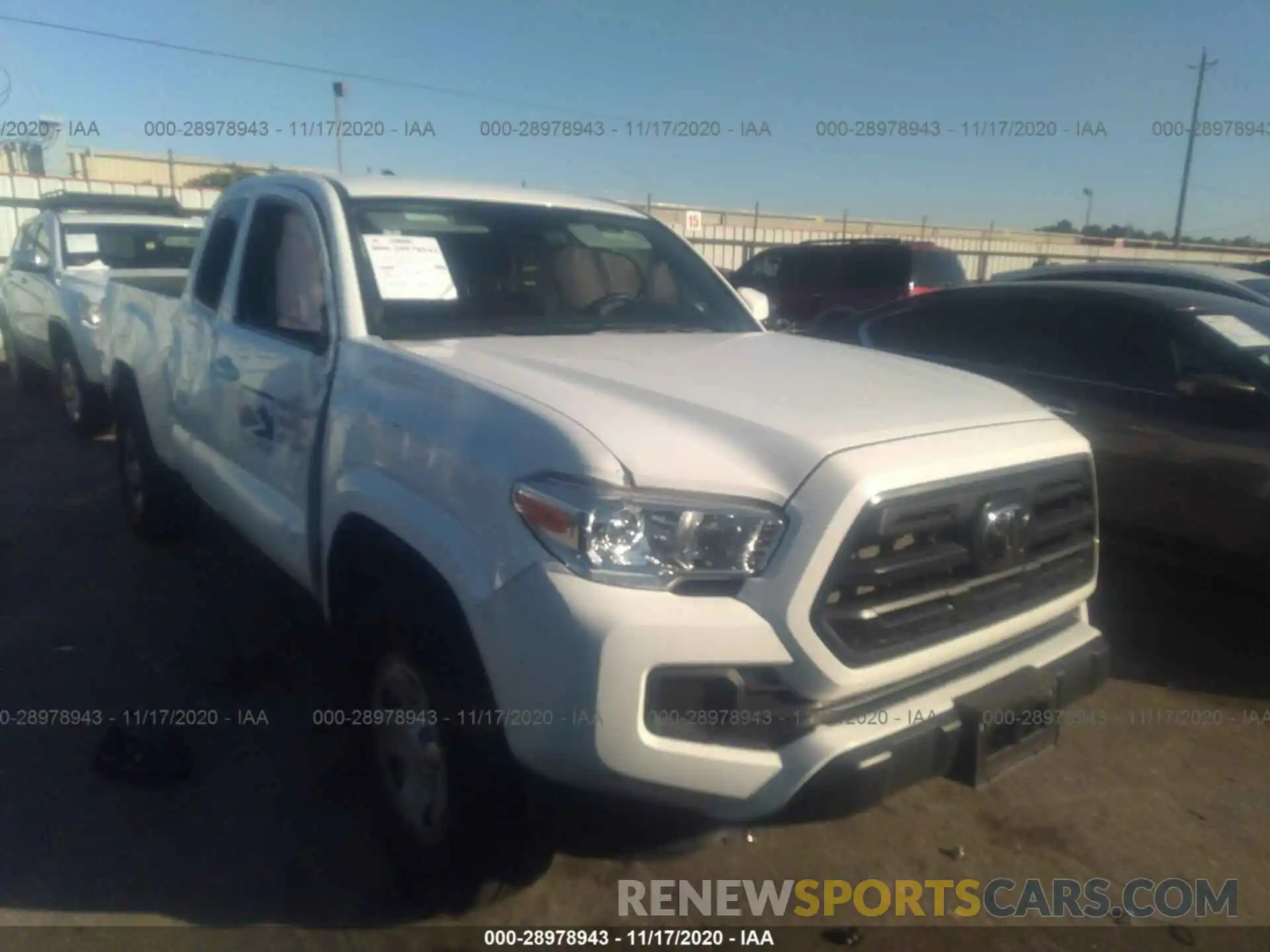 1 Photograph of a damaged car 5TFBZ5DN0KX004738 TOYOTA TACOMA 2WD 2019