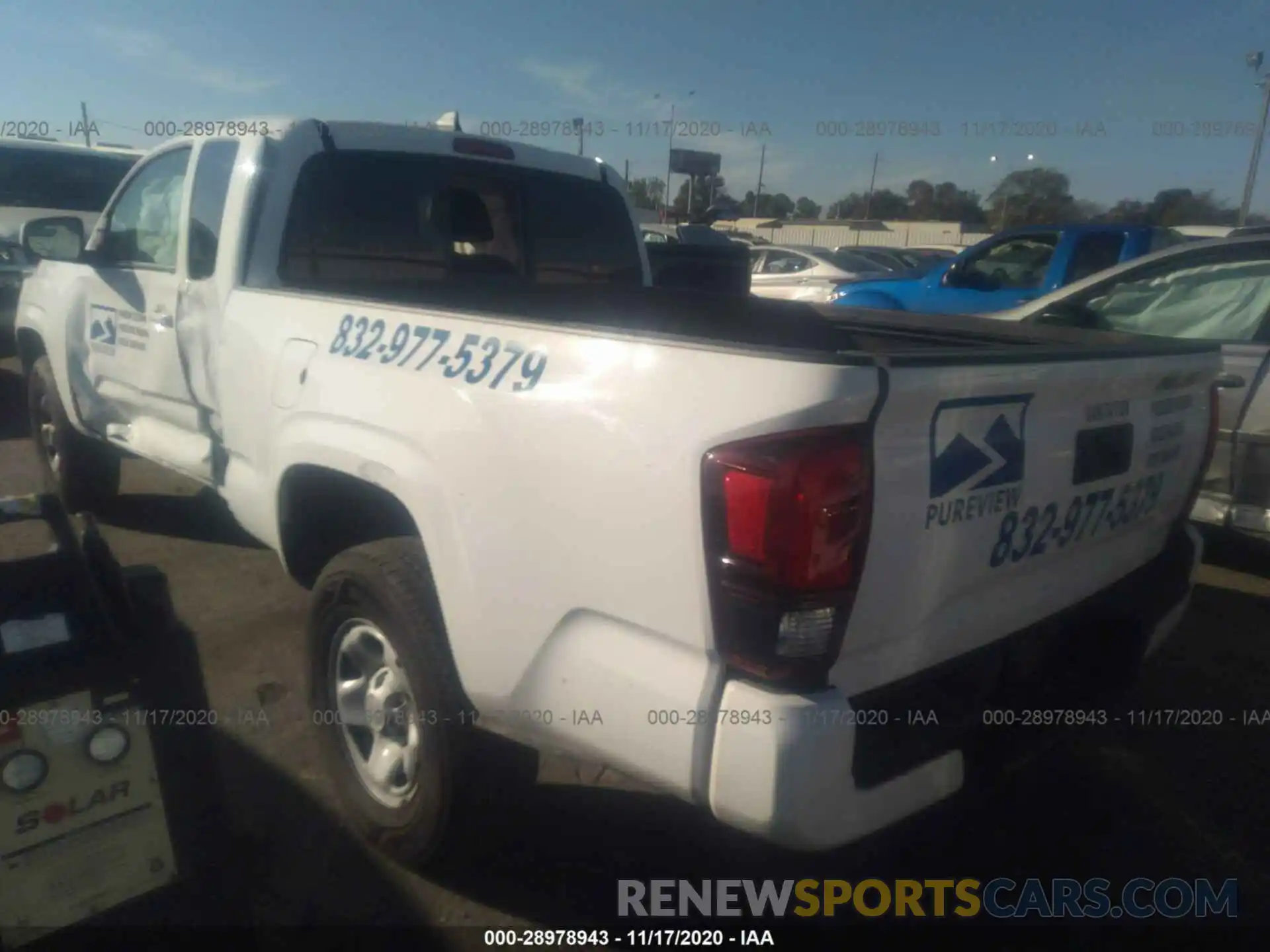 3 Photograph of a damaged car 5TFBZ5DN0KX004738 TOYOTA TACOMA 2WD 2019