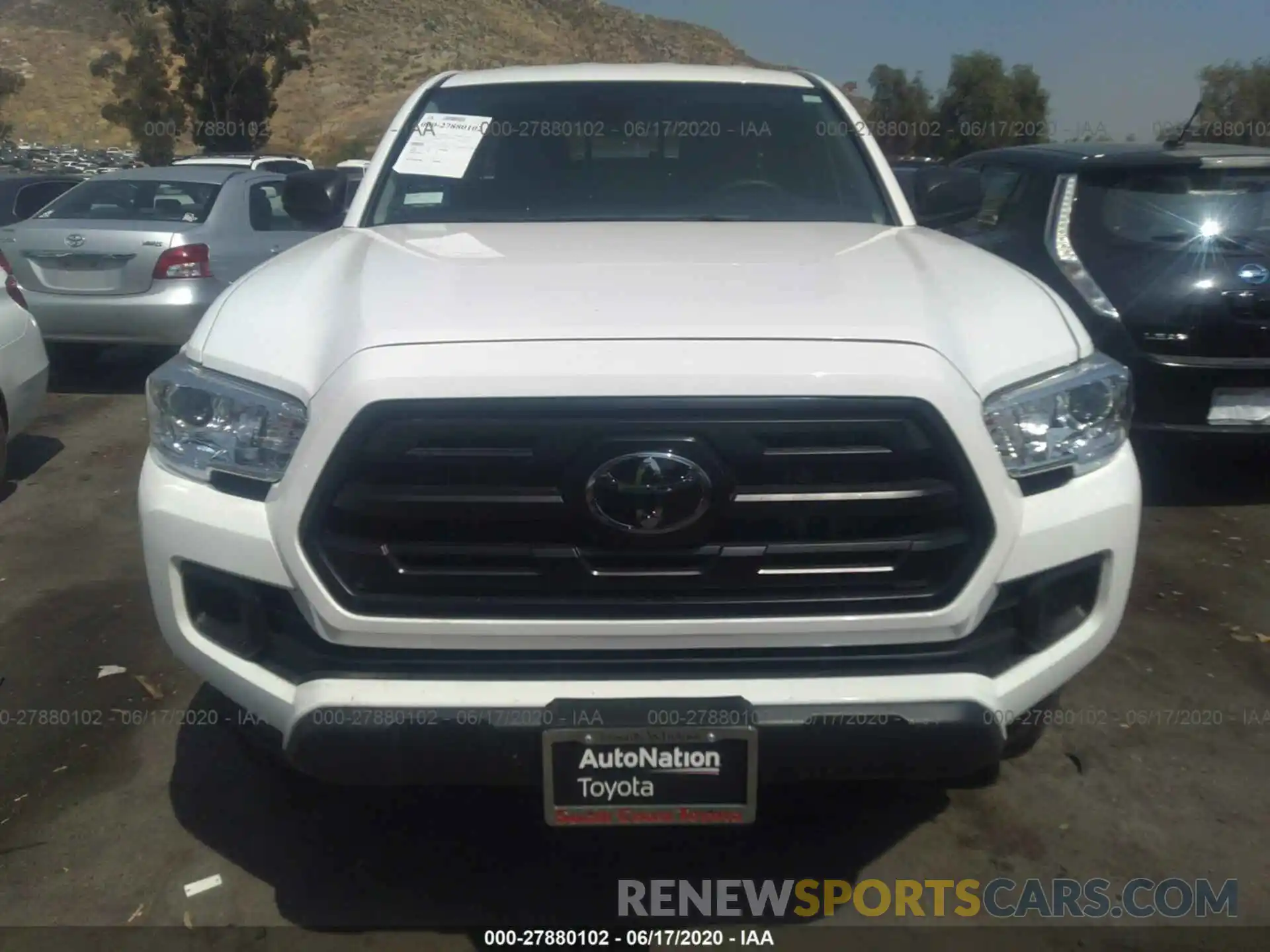 6 Photograph of a damaged car 5TFRX5GN0KX141338 TOYOTA TACOMA 2WD 2019