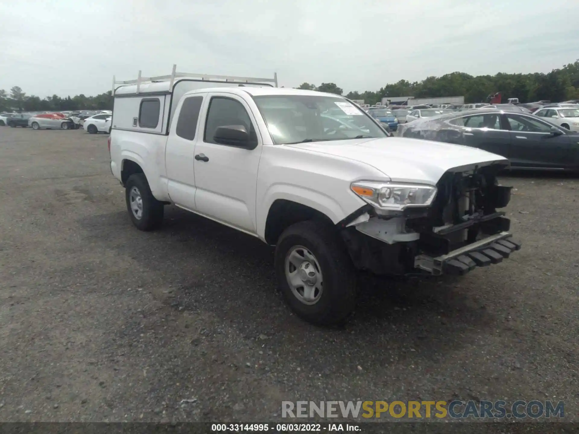 1 Photograph of a damaged car 5TFRX5GN0KX145728 TOYOTA TACOMA 2WD 2019