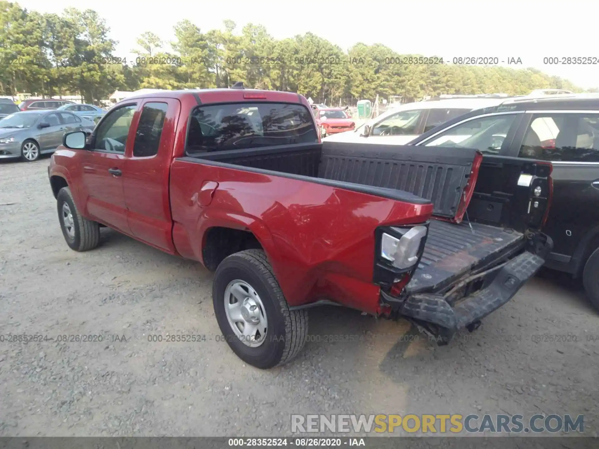 3 Photograph of a damaged car 5TFRX5GN0KX151612 TOYOTA TACOMA 2WD 2019