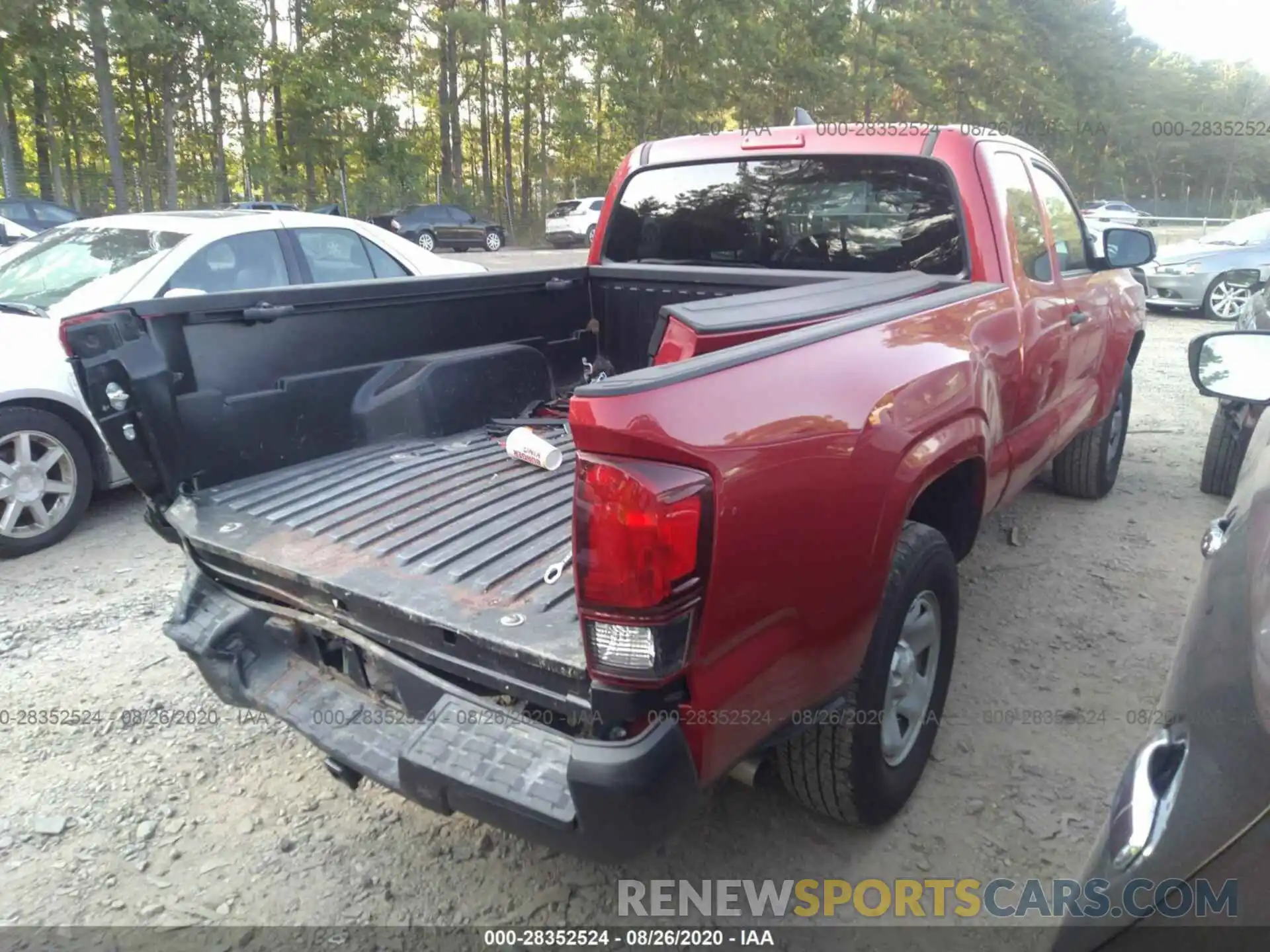 4 Photograph of a damaged car 5TFRX5GN0KX151612 TOYOTA TACOMA 2WD 2019