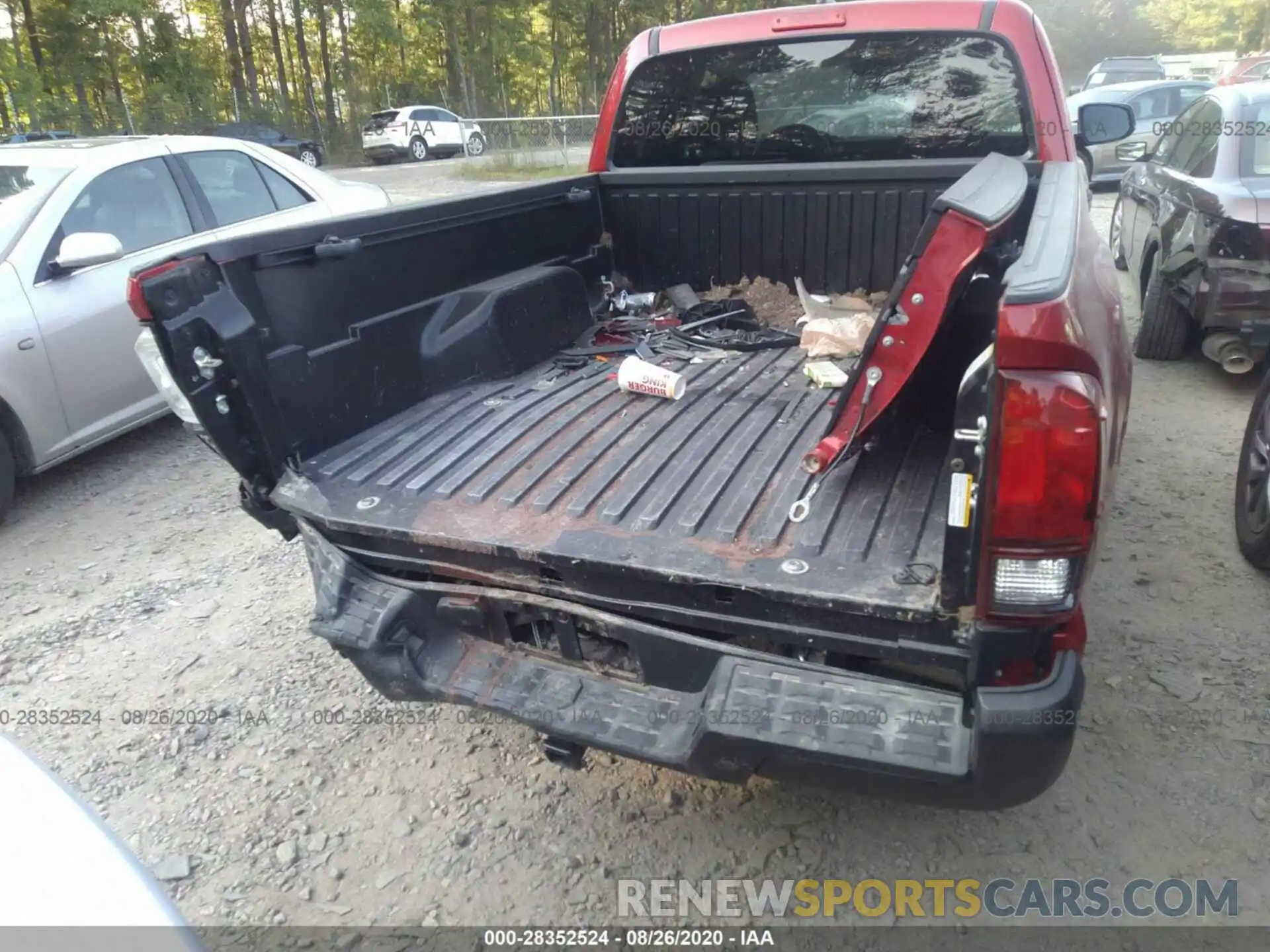 6 Photograph of a damaged car 5TFRX5GN0KX151612 TOYOTA TACOMA 2WD 2019