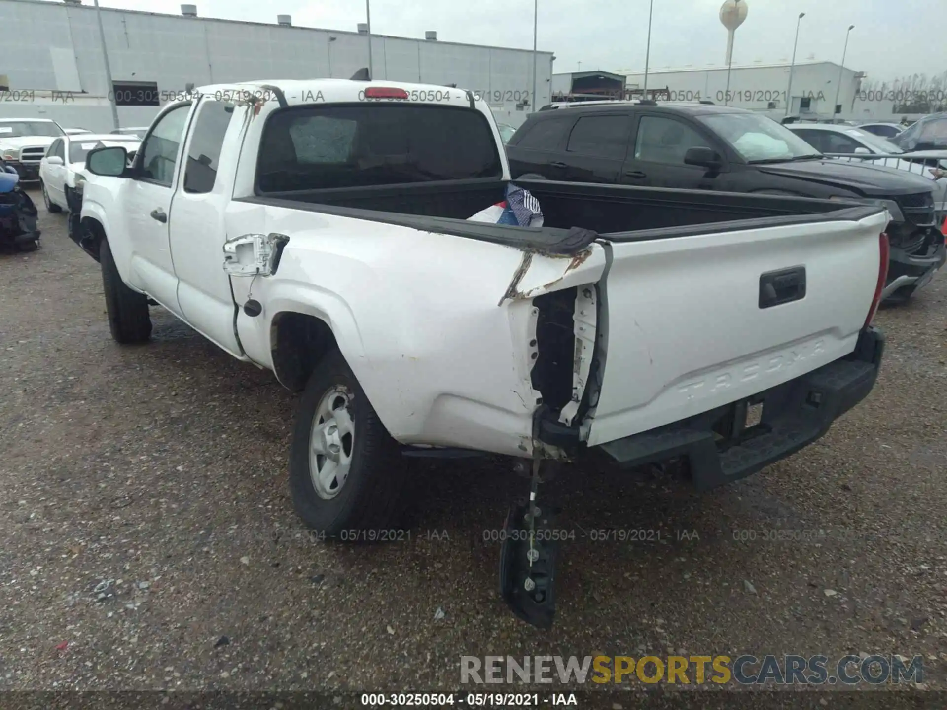 3 Photograph of a damaged car 5TFRX5GN0KX151707 TOYOTA TACOMA 2WD 2019