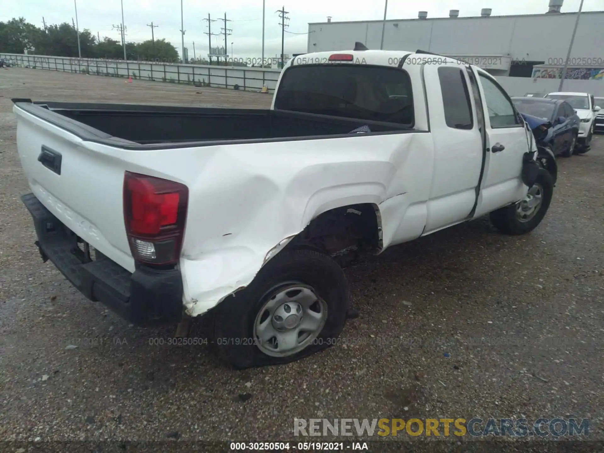 4 Photograph of a damaged car 5TFRX5GN0KX151707 TOYOTA TACOMA 2WD 2019